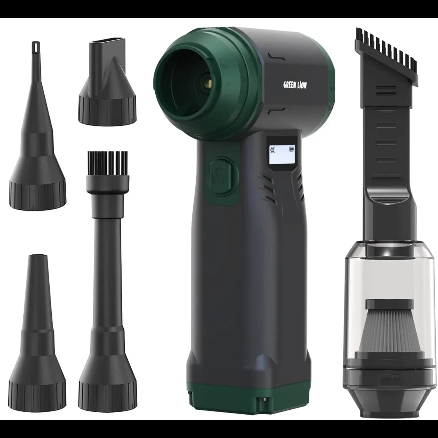 Green Lion Handheld Air Blower & Vacuum - Portable, Black 1