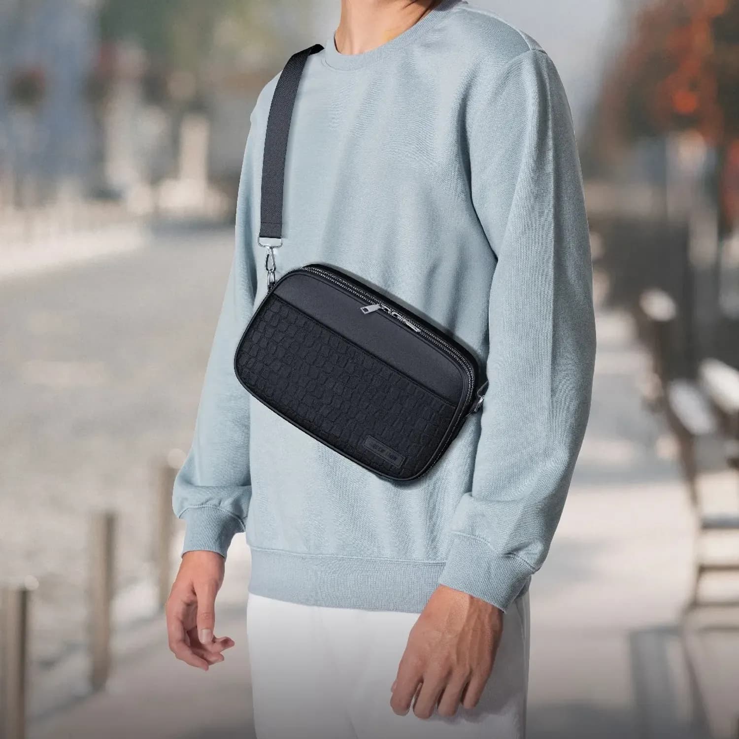 Green Lion Crossbody Bag Airo - Water Resistant, Black 2