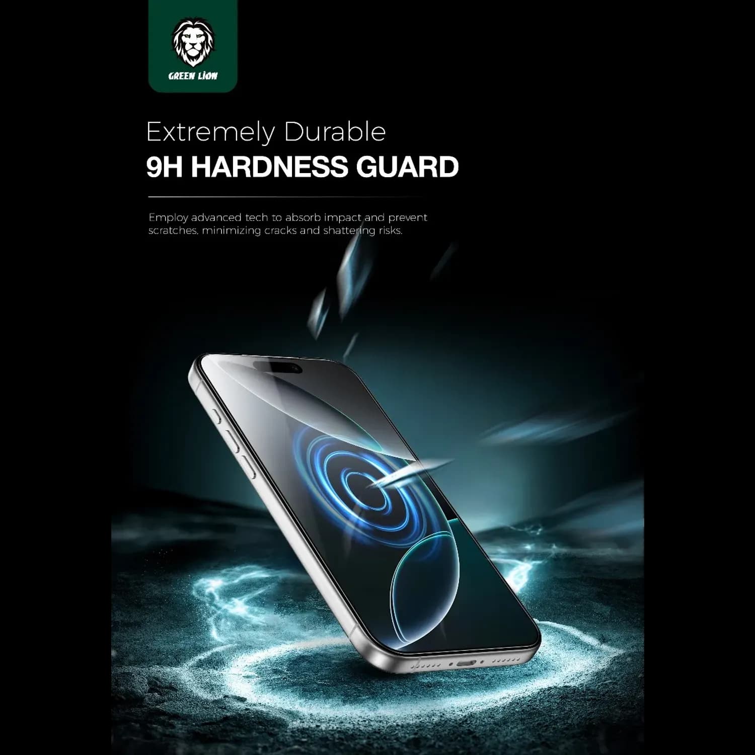 Green Lion Screen Protector iPhone 17 Pro Max - 9H Hardness, Clear 5