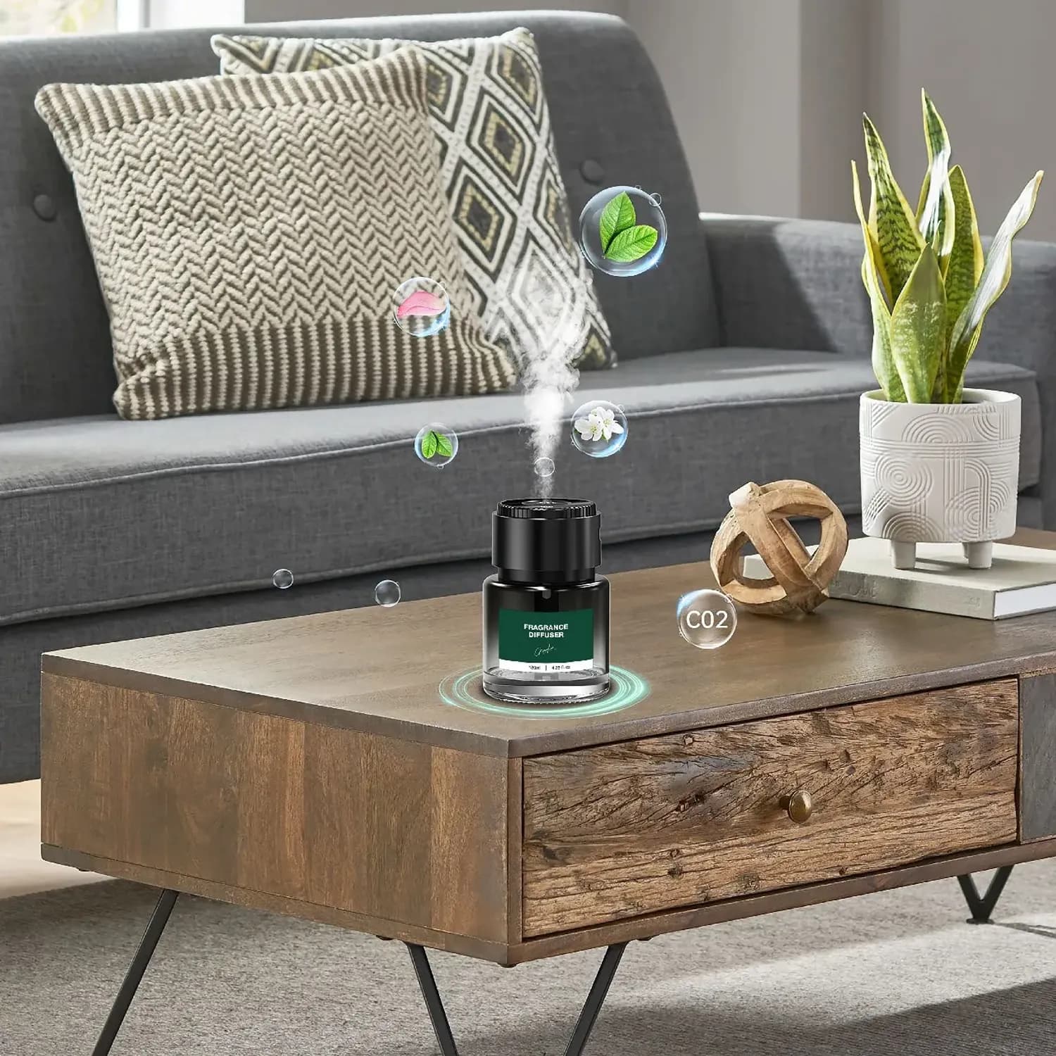 Green Lion Fragrance Diffuser Alps - 130mL, Black 3
