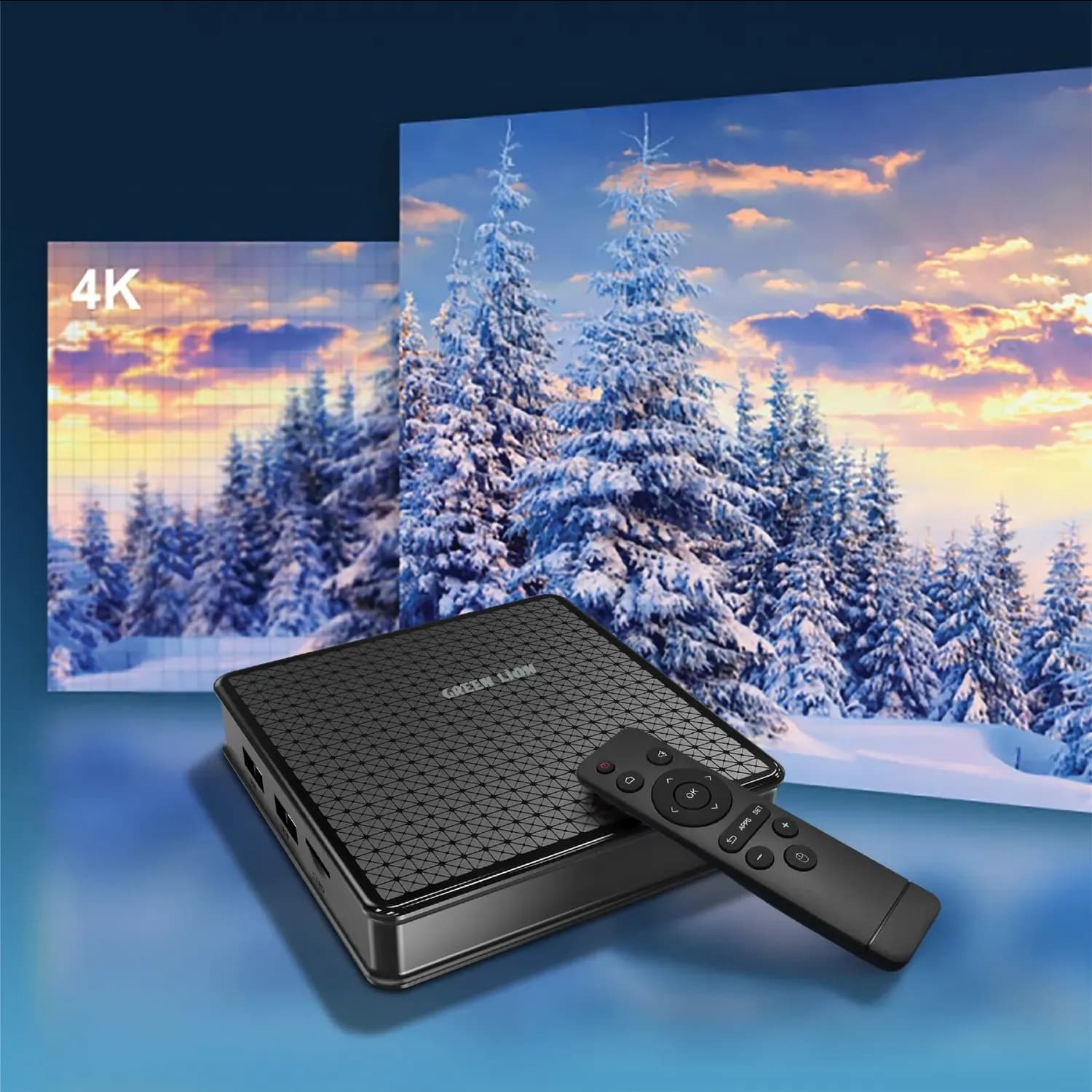 Green Lion Android TV Box - 2GB RAM, 16GB ROM, Black 2