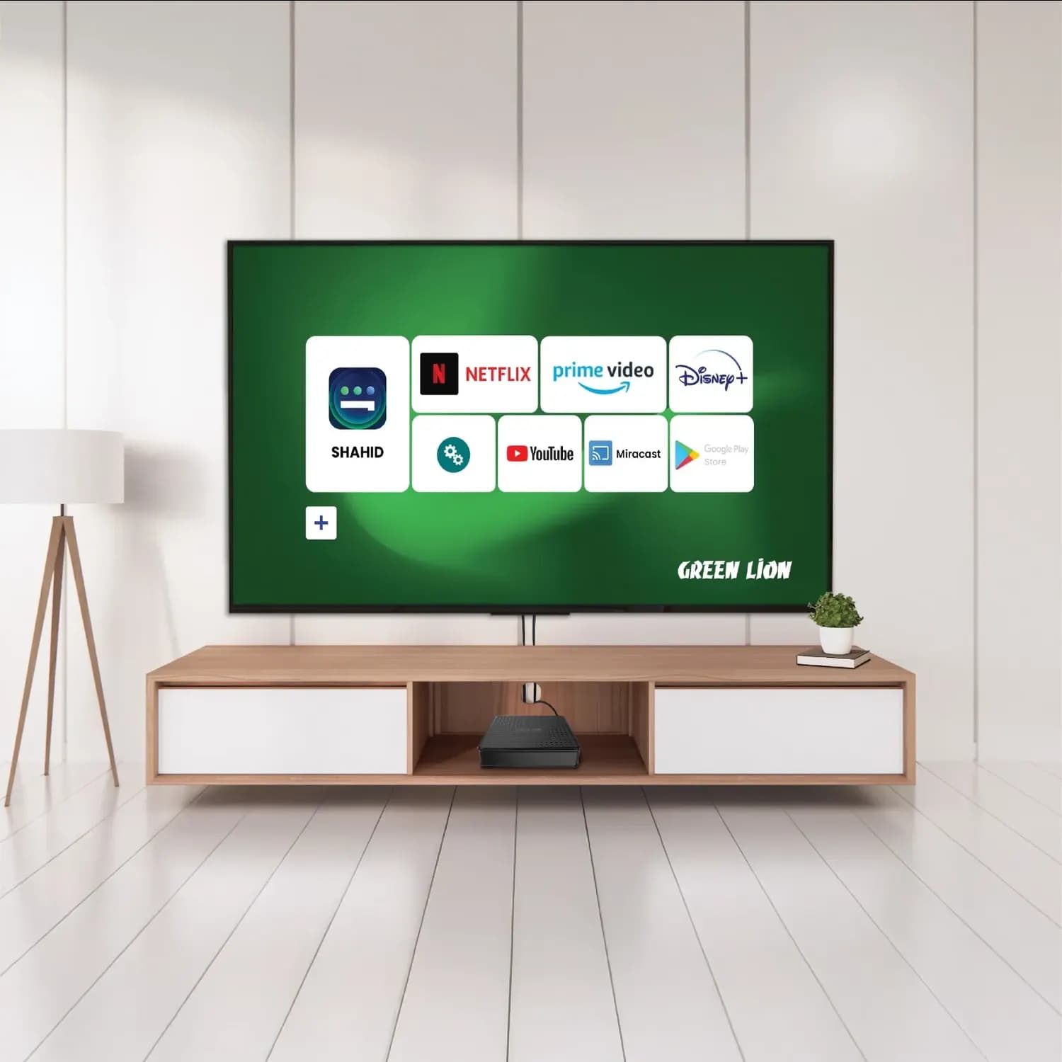 Green Lion Android TV Box - 2GB RAM, 16GB ROM, Black 3