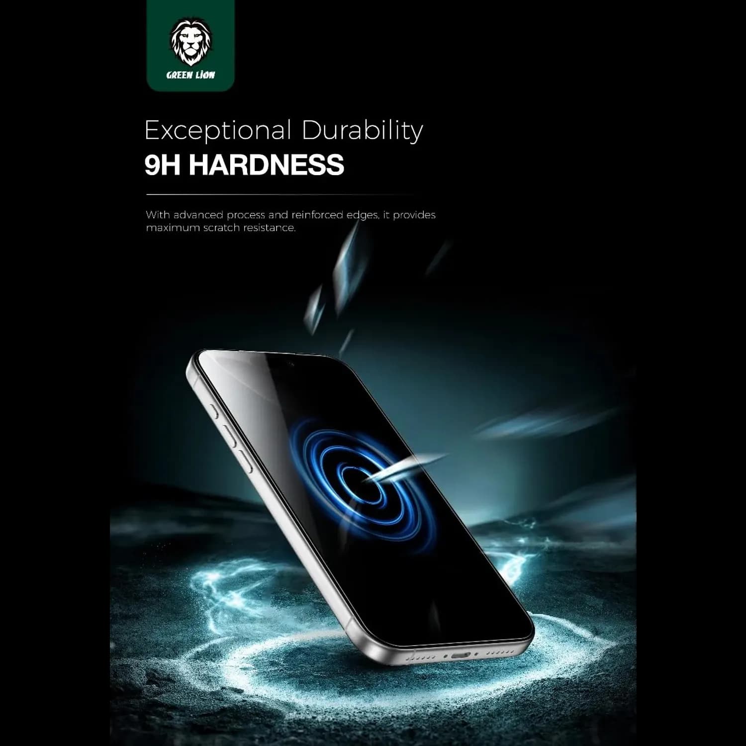 Green Lion Privacy Screen Protector ANTHONY 360° - iPhone 17 Pro, Black Edge 5