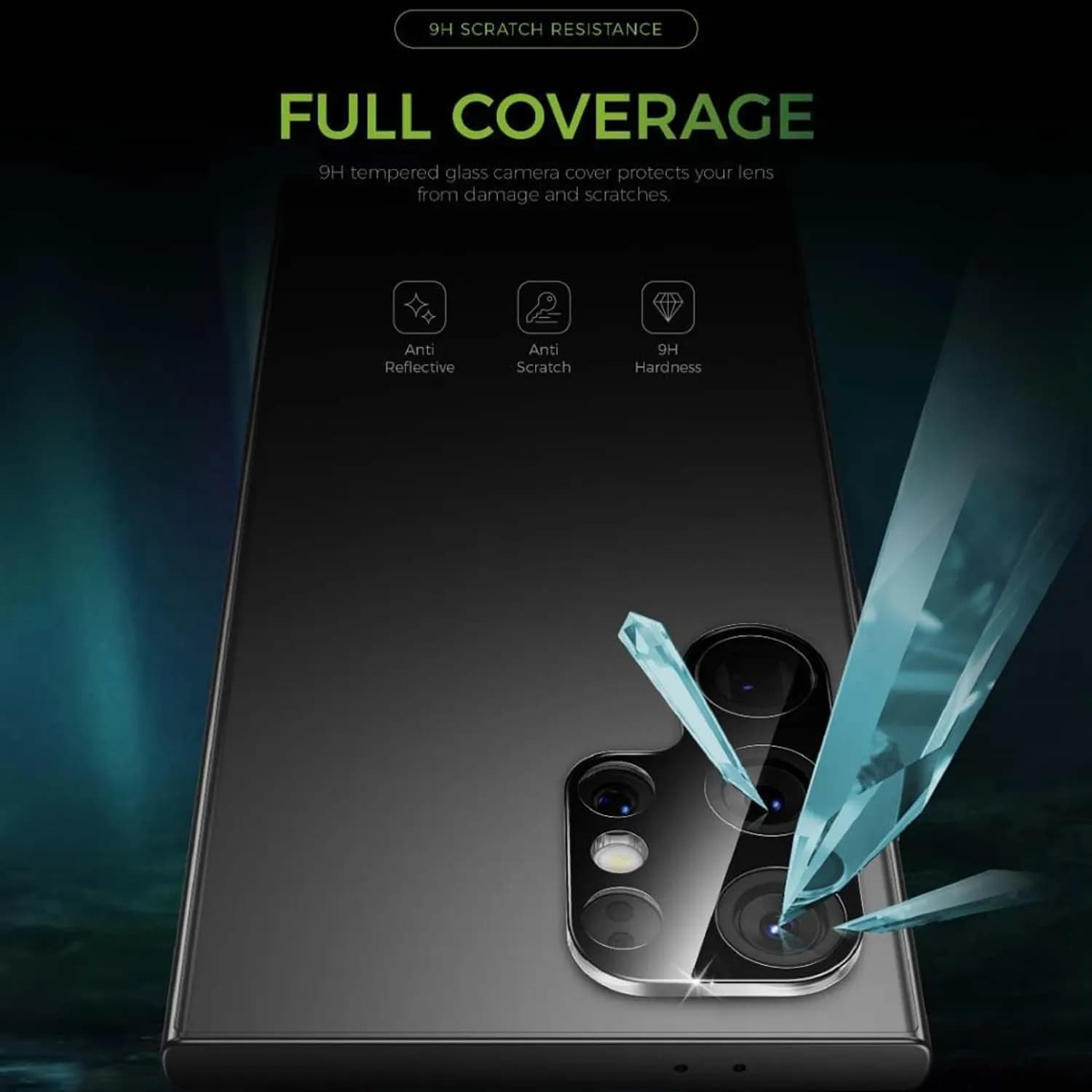 Green Lion Privacy Screen Protector iPhone 17 Pro Max - 4-Way Filter, Black Edge 2