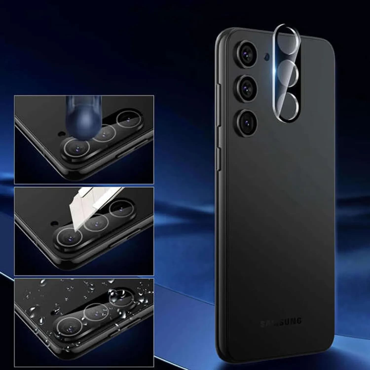 Green Lion Camera Lens Protector Samsung S24 - 9H Hardness, Clear 3