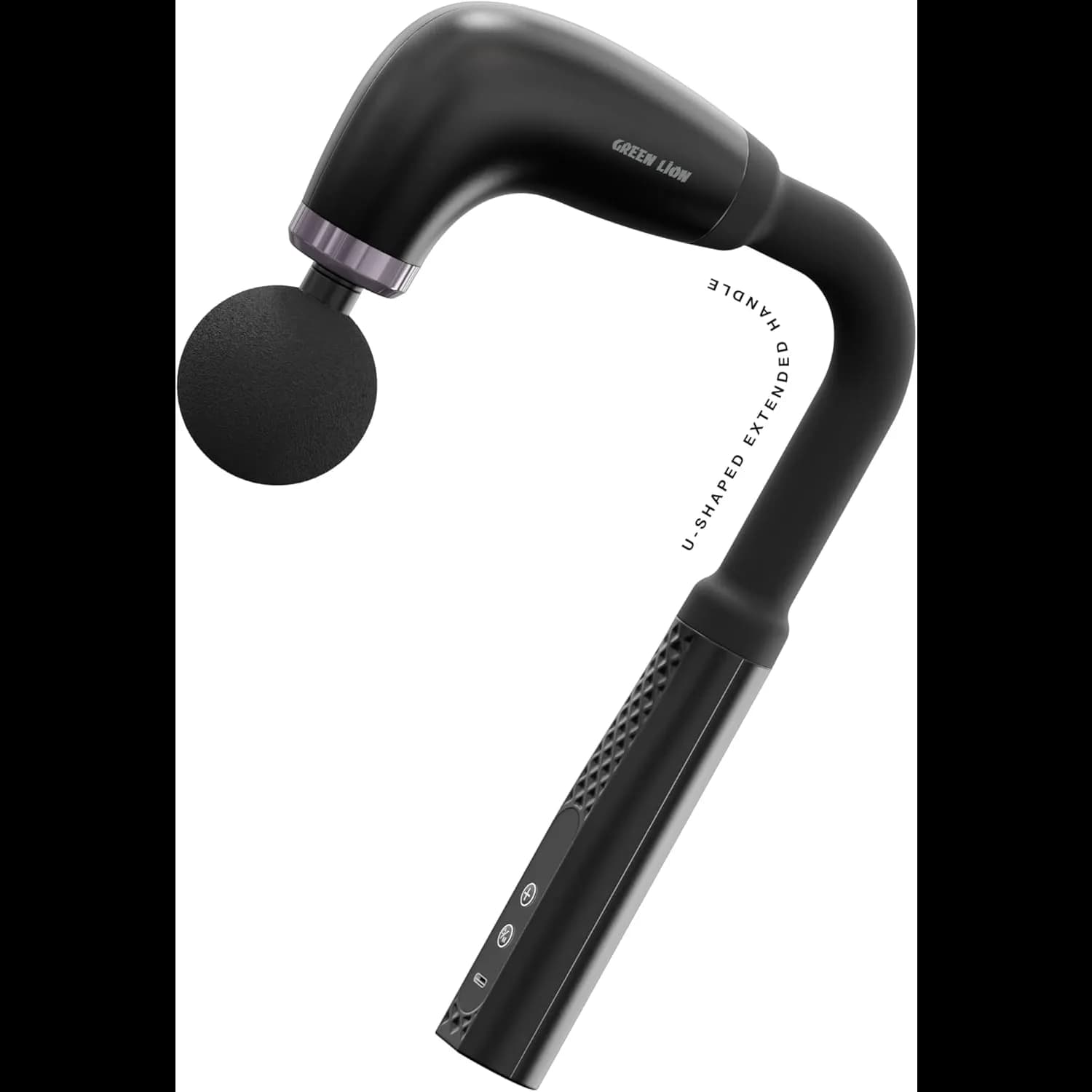 Green Lion Massage Gun ARC RELIEF - Long Handle, Black Green Lion Massage Gun ARC RELIEF - Long Handle, Black