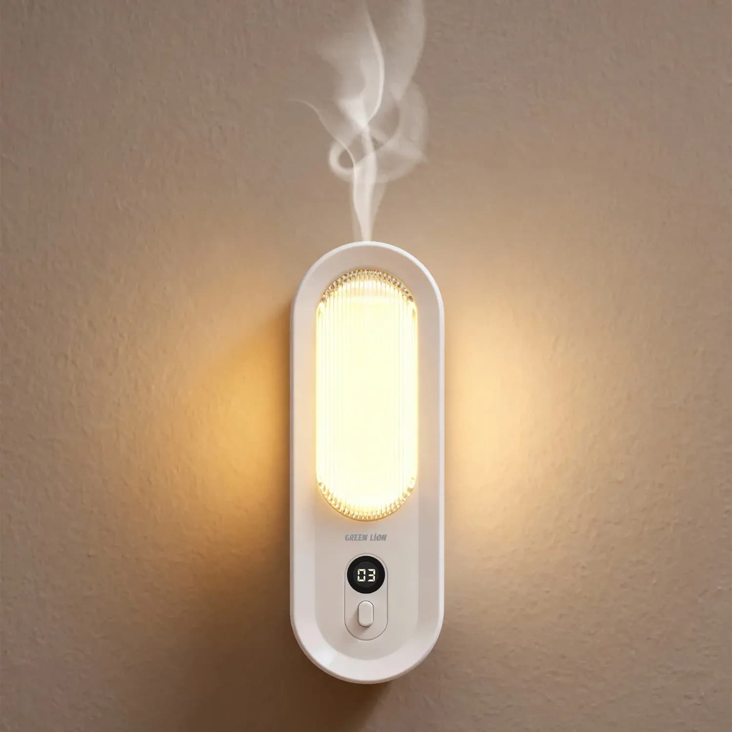 Green Lion Diffuser AROMA LITE - Wall-Mounted, White 4