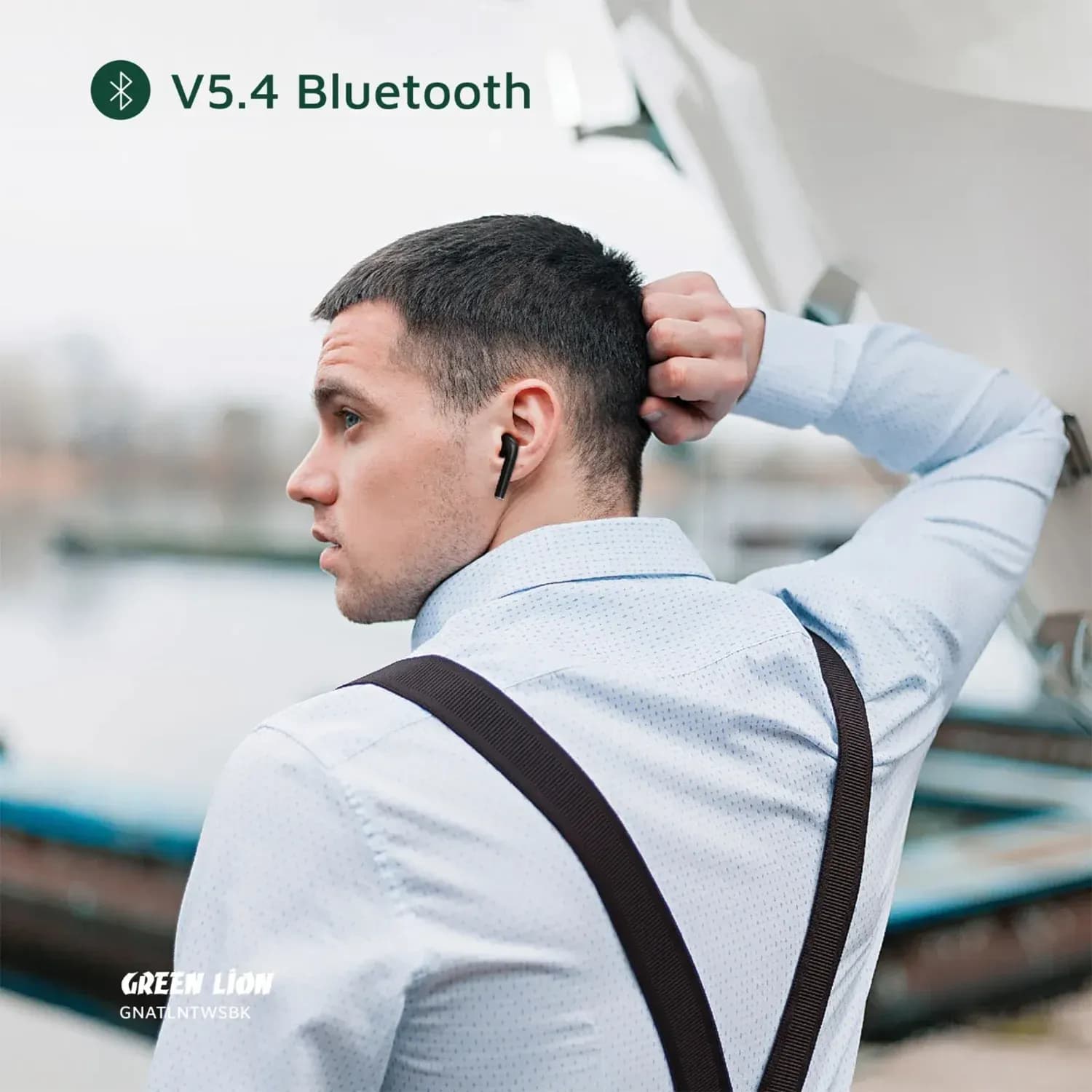 Green Lion Earbuds Atlanta - True Wireless, Black — Black 2