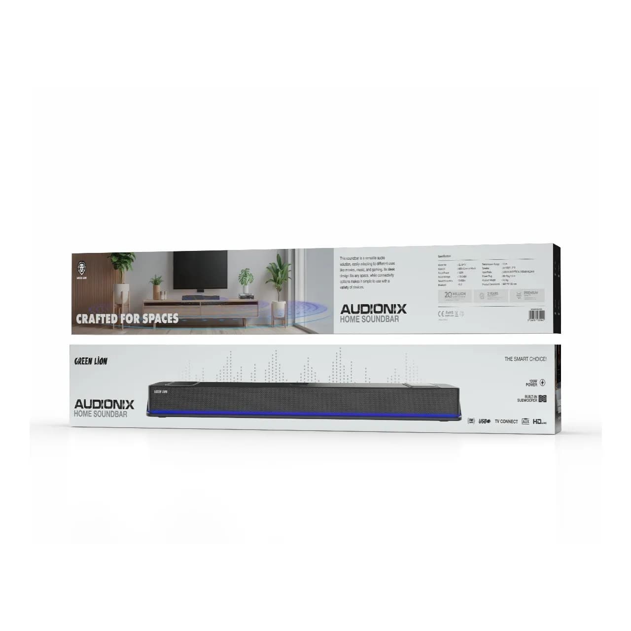 Green Lion Audionix Home Soundbar - Black 1 Green Lion Audionix Home Soundbar - Black 1