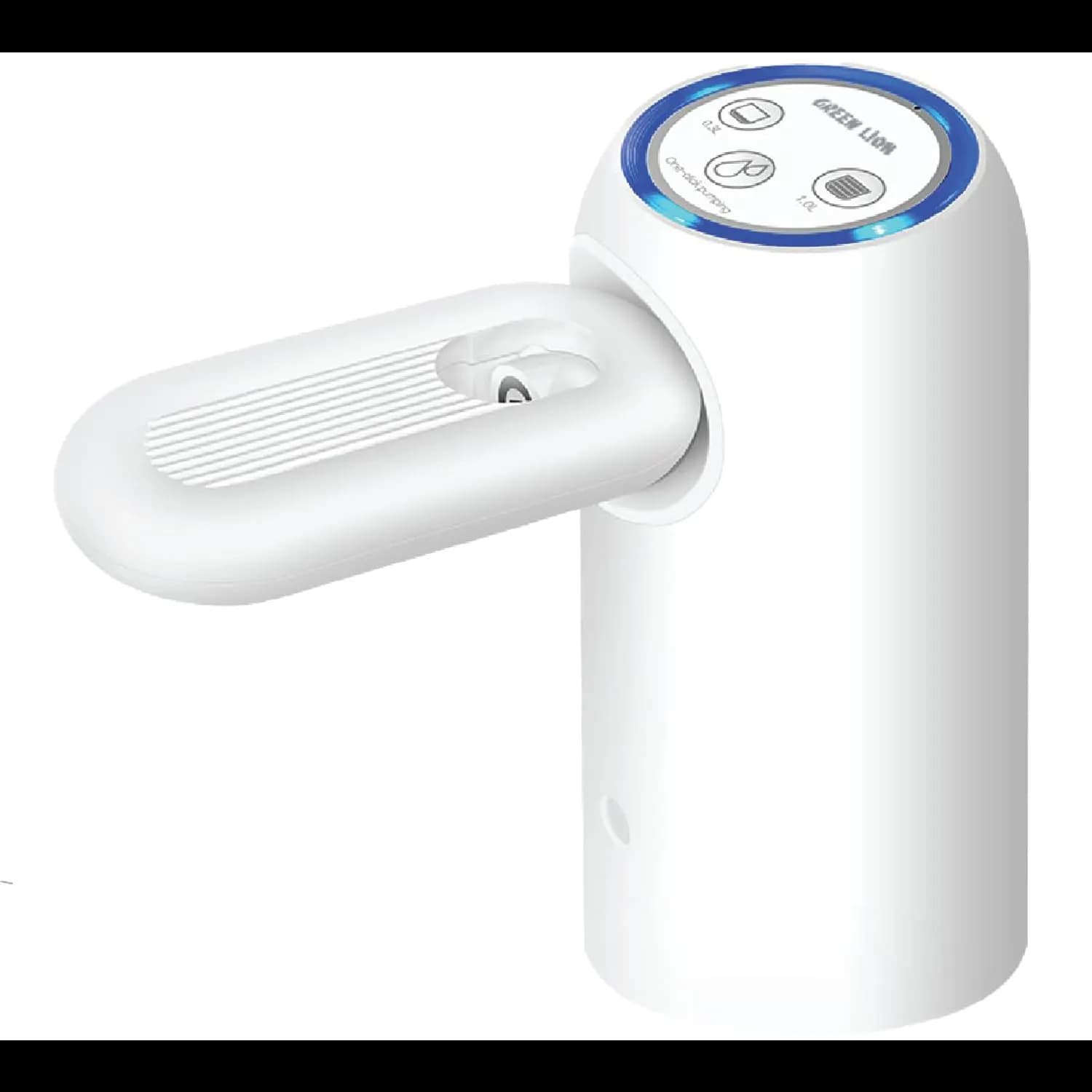 Green Lion Auto Water Pump - Rechargeable, Foldable Spout, White 2