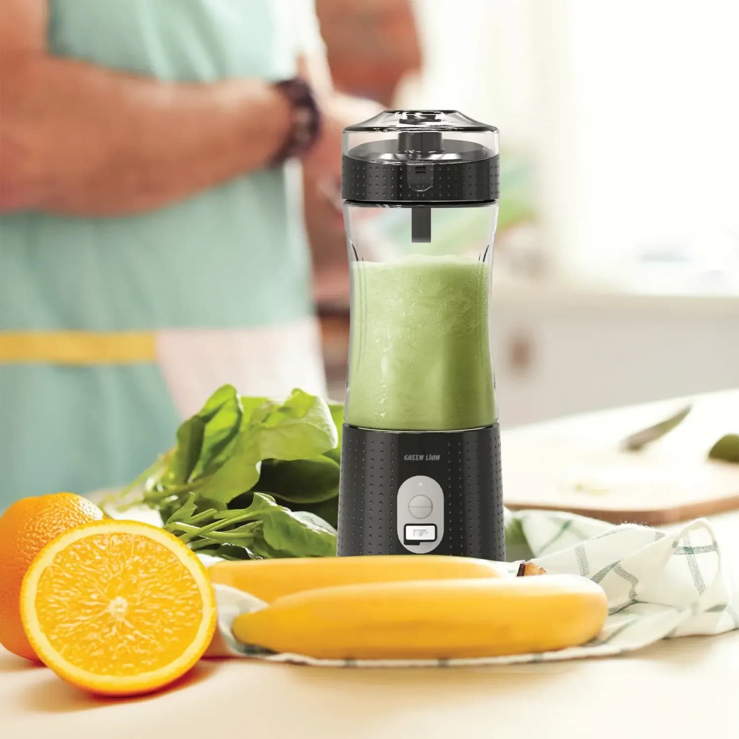 Green Lion Blend Mate Juicer - 380ml, Portable Black 3
