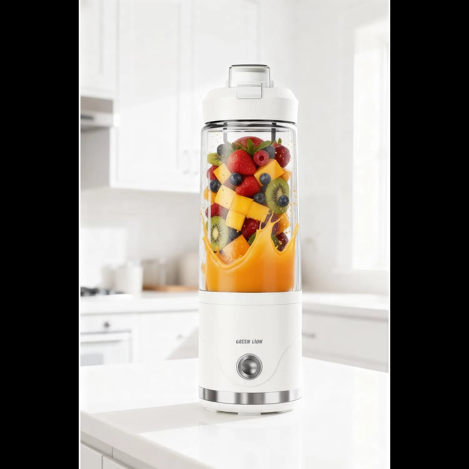 Green Lion Portable Juicer Blend Max - 75W, White 5