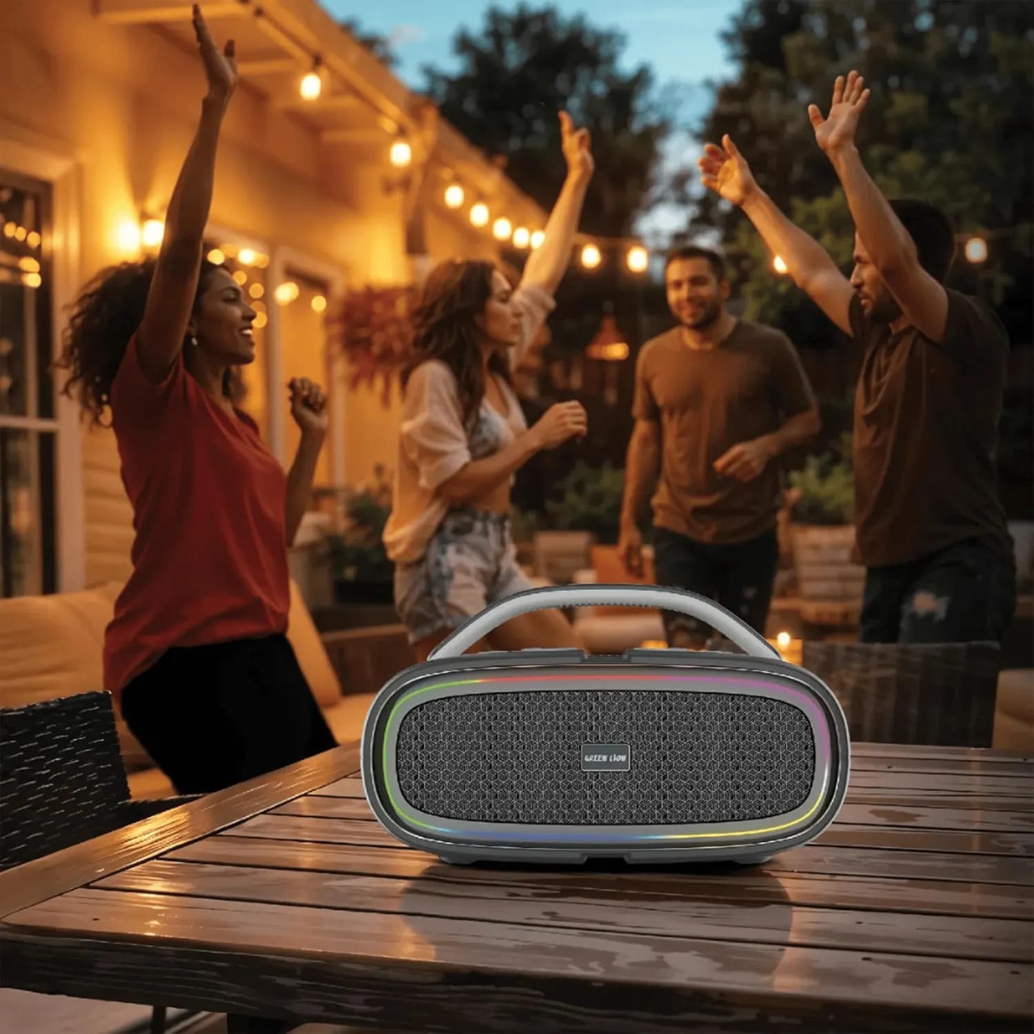 Green Lion Wireless Speaker BeamPlus - 100W, Black 2