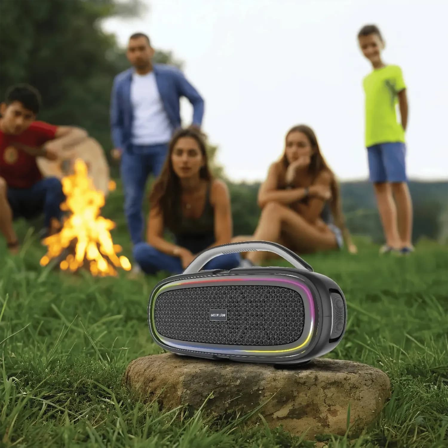Green Lion Wireless Speaker BeamPlus - 100W, Black 3