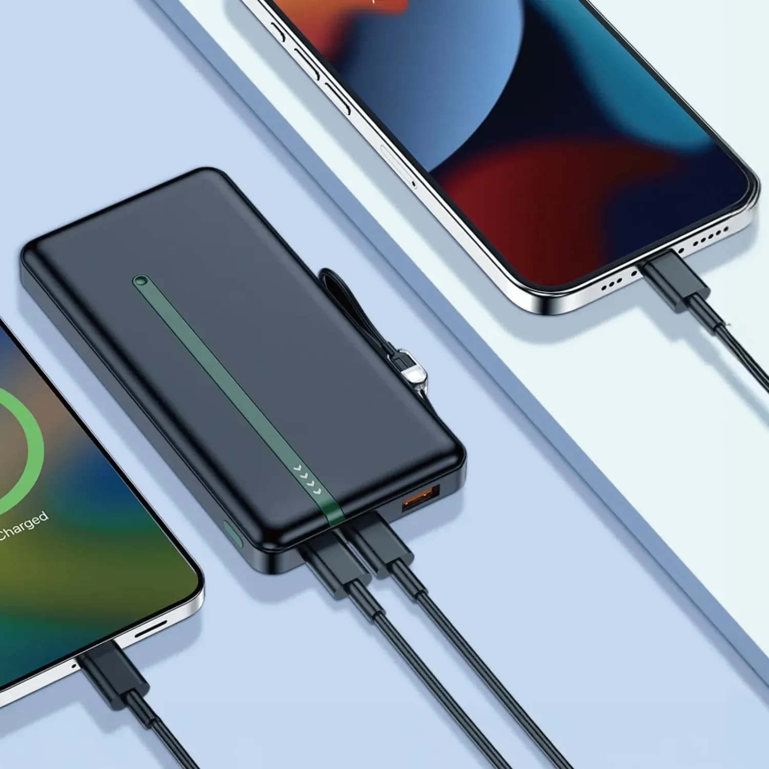 Green Lion Power Bank Boston 10000mAh PD 20W - Black — Black 3