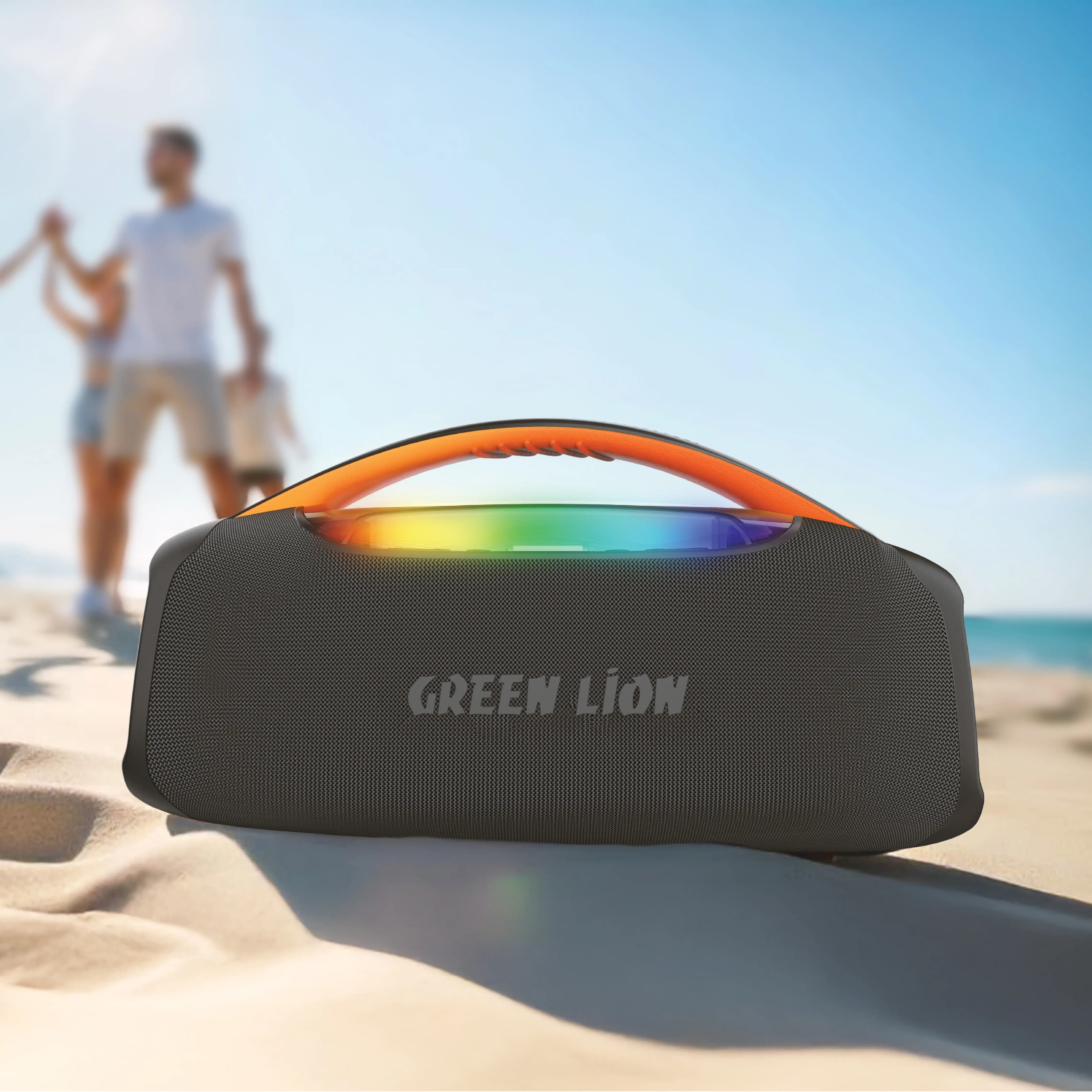 Green Lion Beam Pro Portable Speaker with Microphone 120W 3