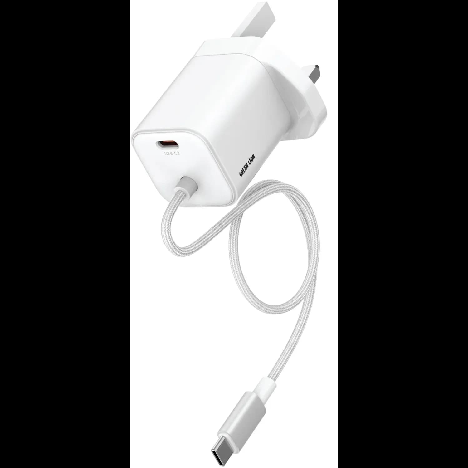 Green Lion GaN Charger - 65W PD USB-C & USB-A, White 1 Green Lion GaN Charger - 65W PD USB-C & USB-A, White 1