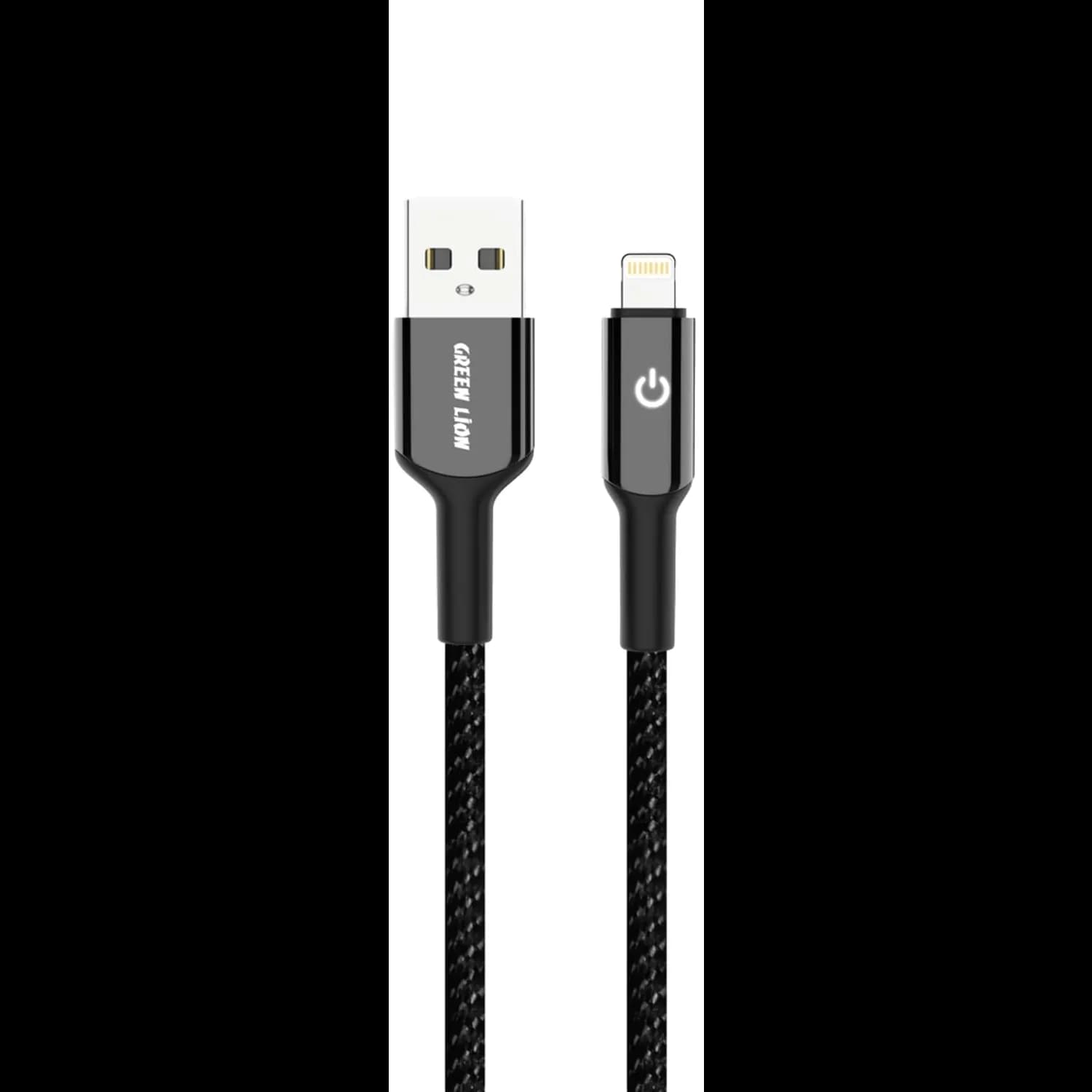 Green Lion USB-A to USB-C Cable - 2m Braided, 15W Fast Charge 1