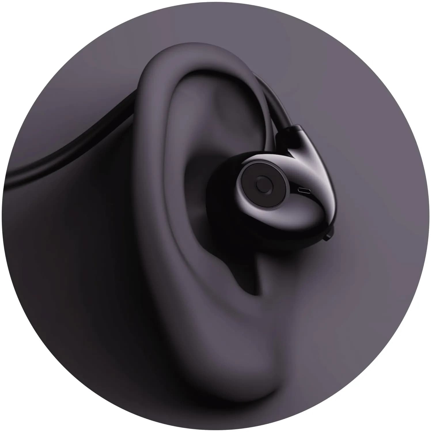 Green Lion Earphones Brussels Air Conduction - Bluetooth V6.0, Black 3