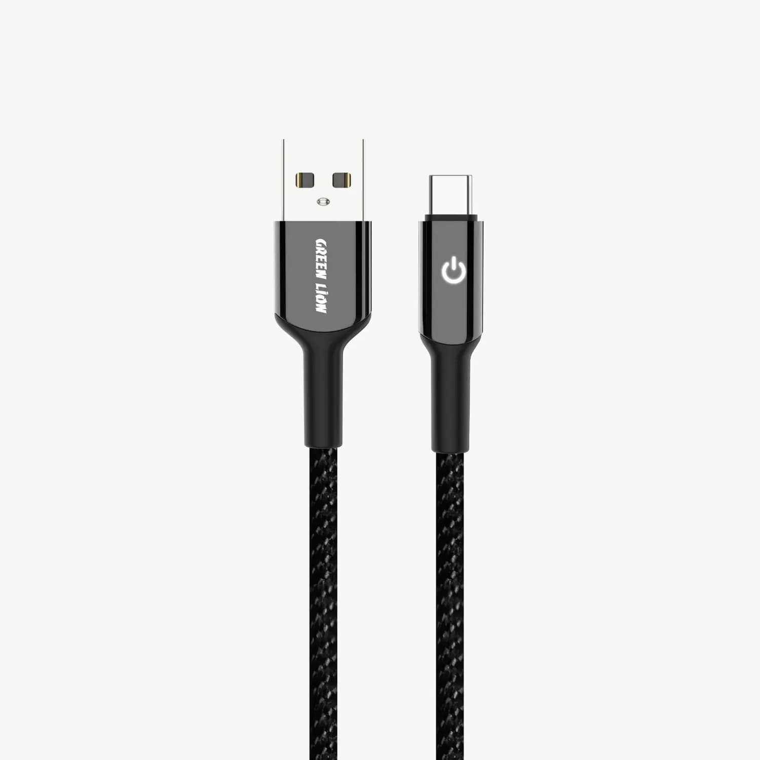 Green Lion USB-A to USB-C Braided Cable - Durable Zinc Alloy, Black 1 Green Lion USB-A to USB-C Braided Cable - Durable Zinc Alloy, Black 1