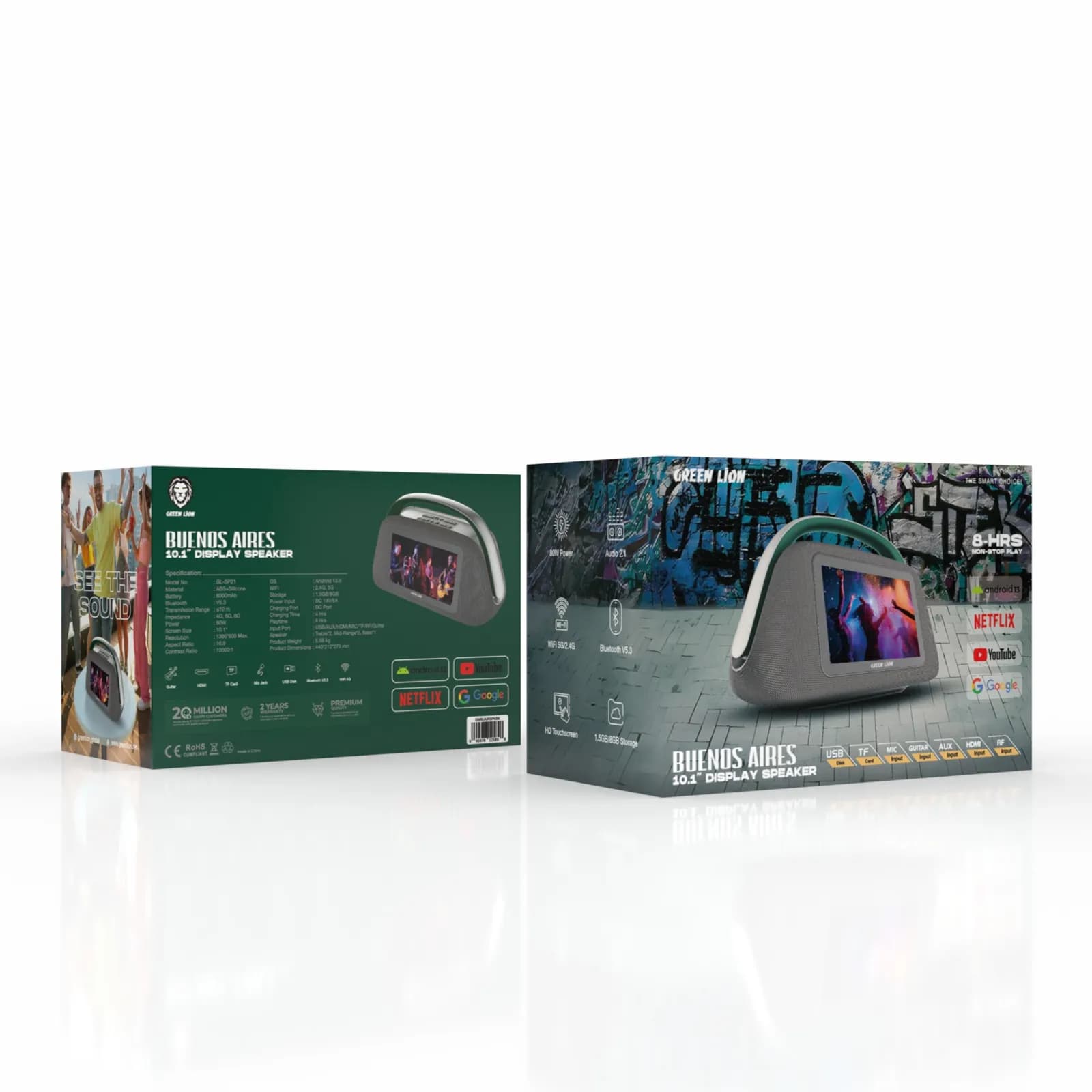Green Lion Buenos Aires Display Speaker - Black 3