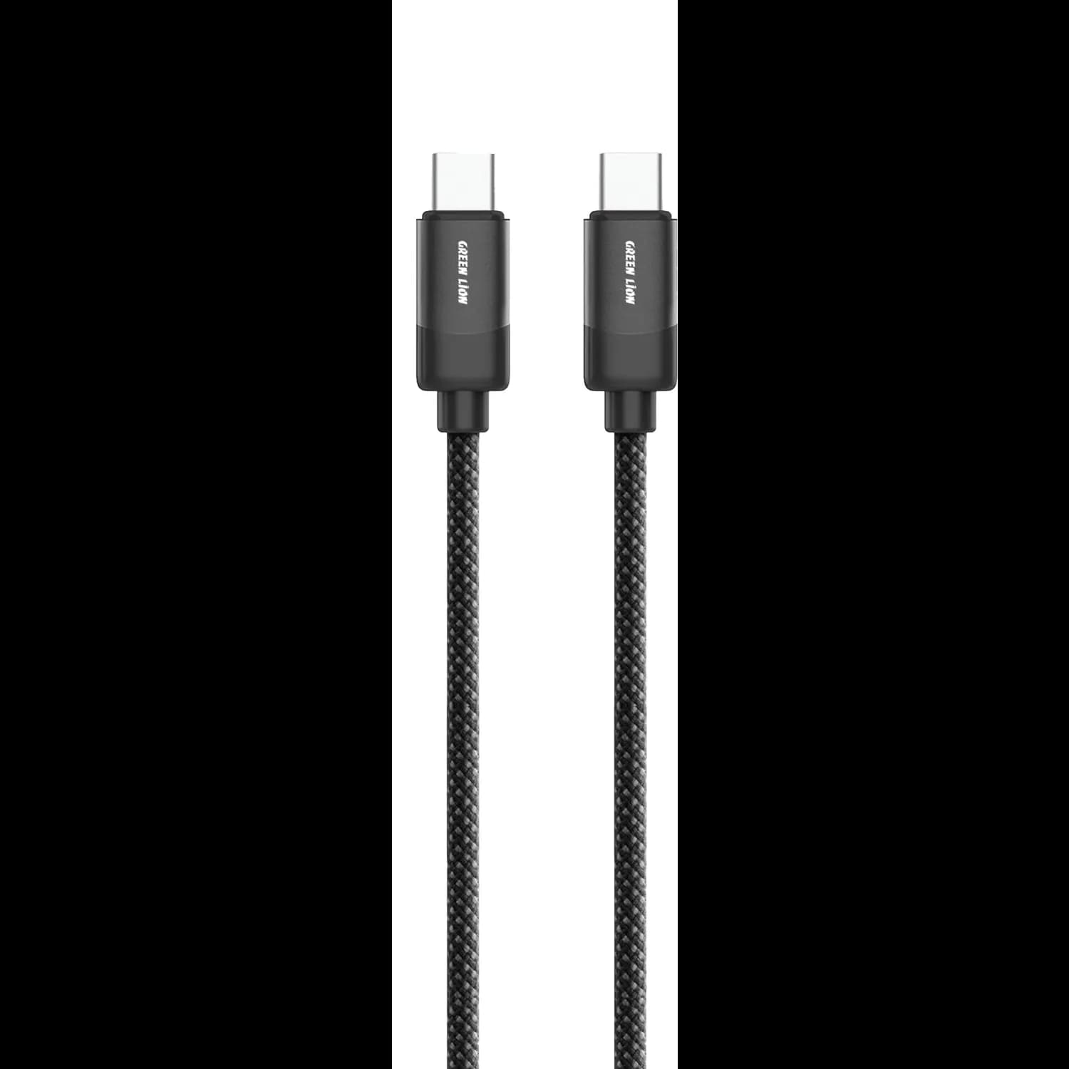 Green Lion USB-C to USB-C Cable - 240W Fast Charge, Black 1