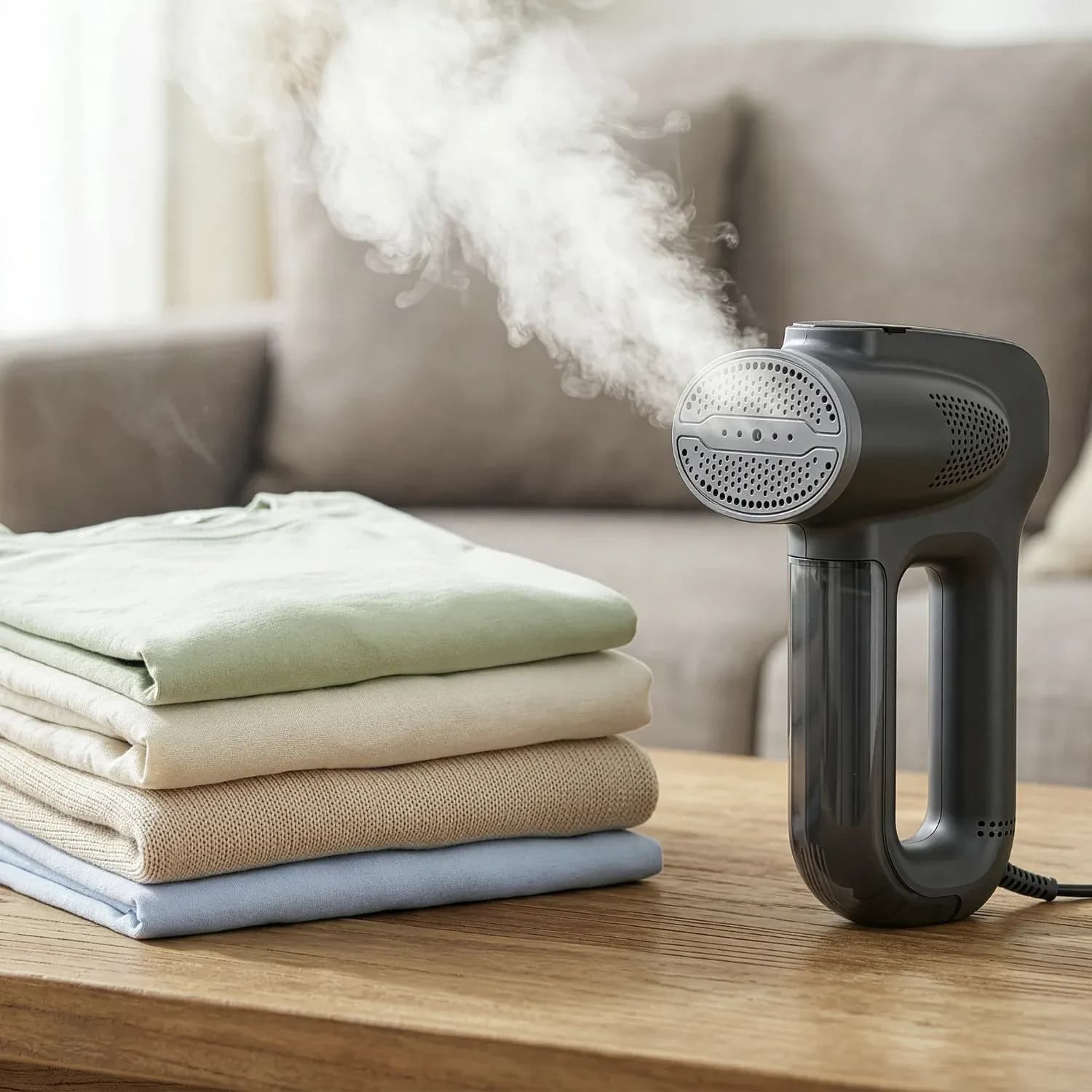 Green Lion Garment Steamer SUCTION STEAM PRO - 1100W, Black 3