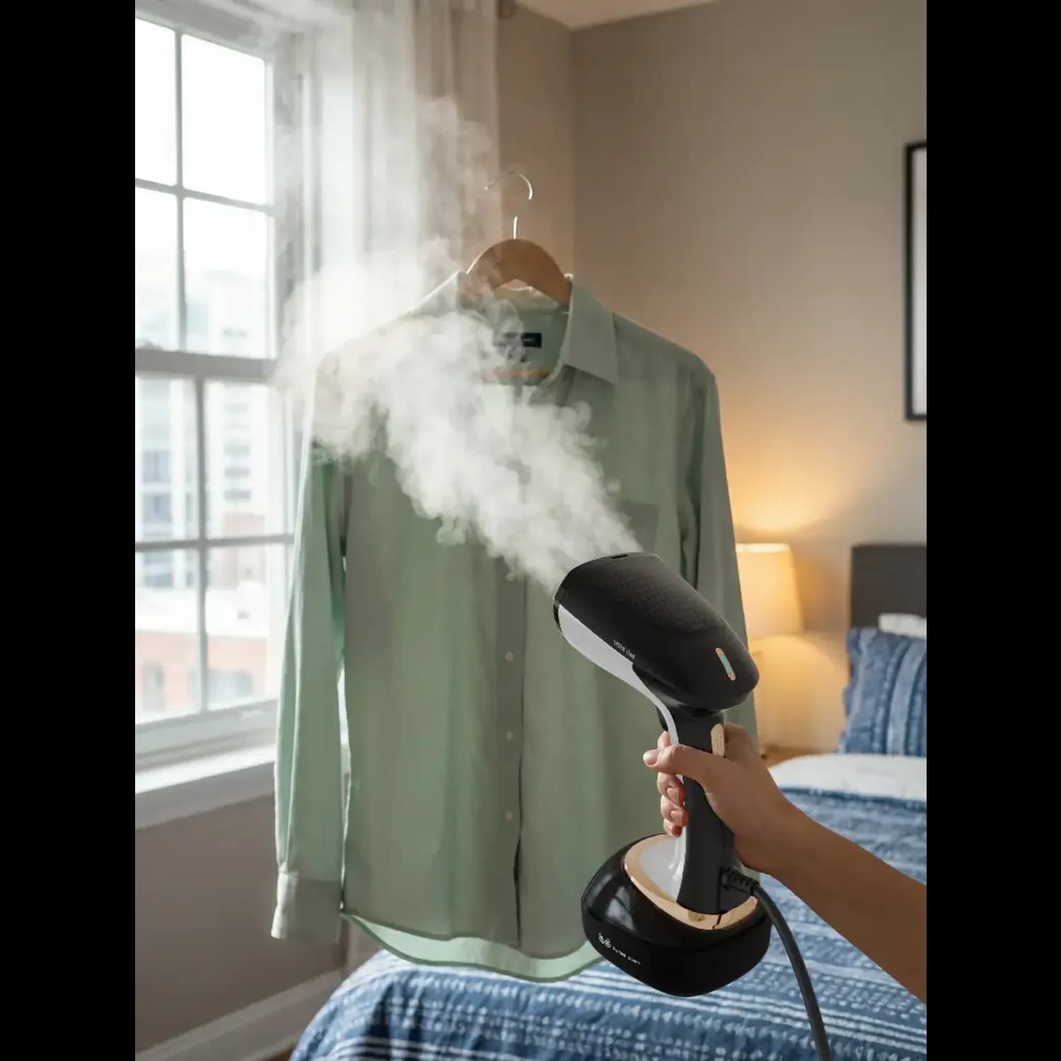 Green Lion Garment Steamer BX-350 - 1600W Dry Iron, Black 4
