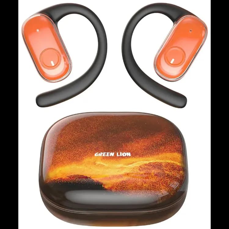 Green Lion Open Ear Headphones Catania - 40H Playtime, Orange 1
