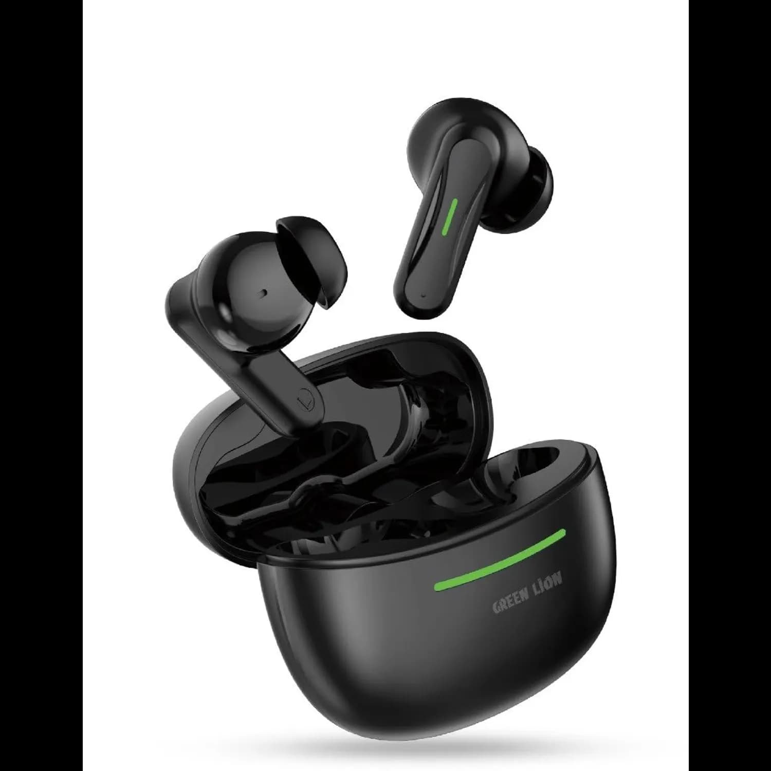 Green Lion Wireless Earbuds - On Ear, Black — Black