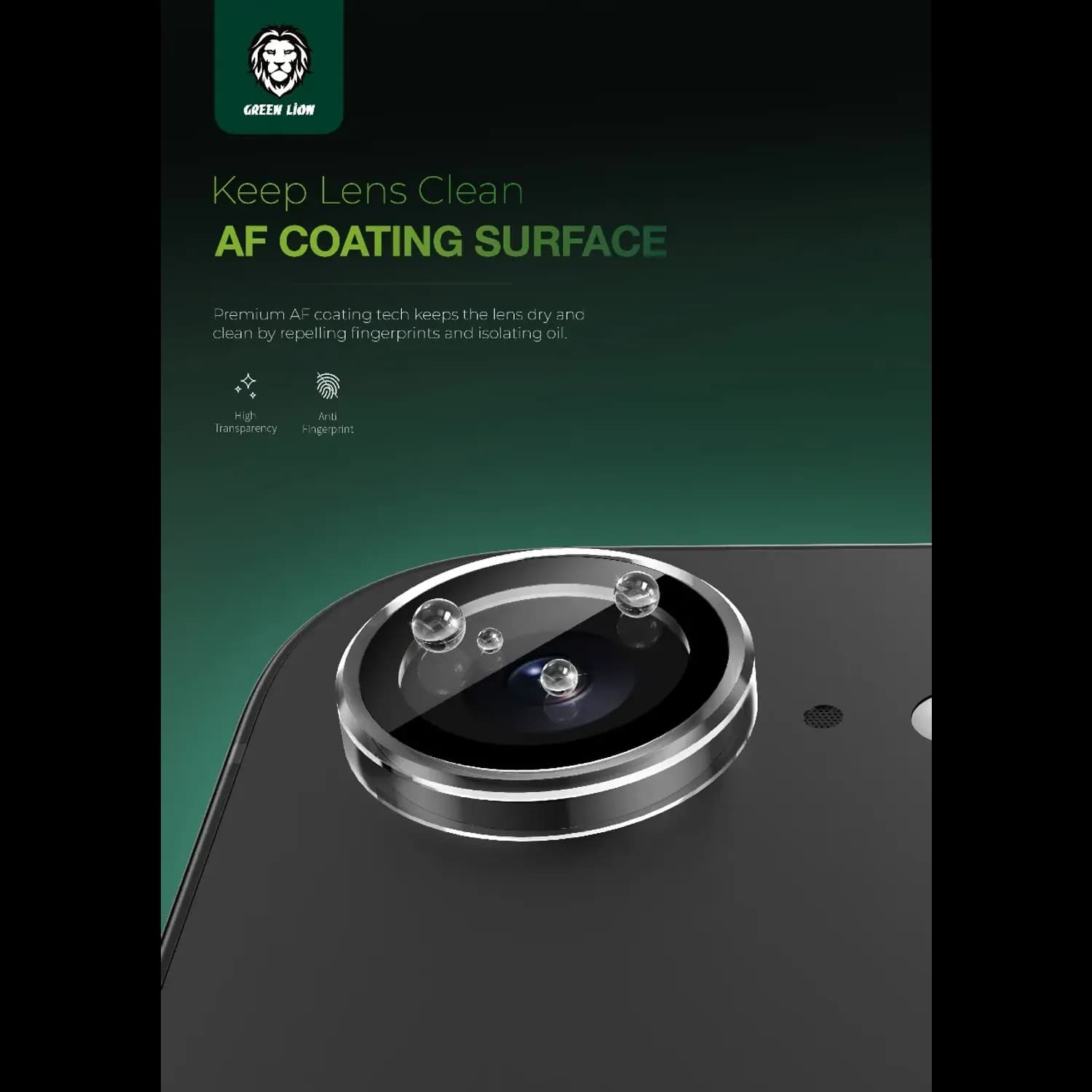 Green Lion Camera Lens Protector iPhone 16 - Ultra-Clear 3