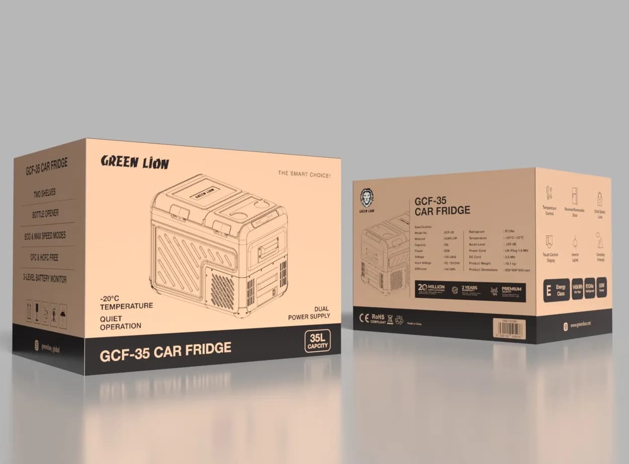 Green Lion GFC-35 Car Fridge - Black 1 Green Lion GFC-35 Car Fridge - Black 1