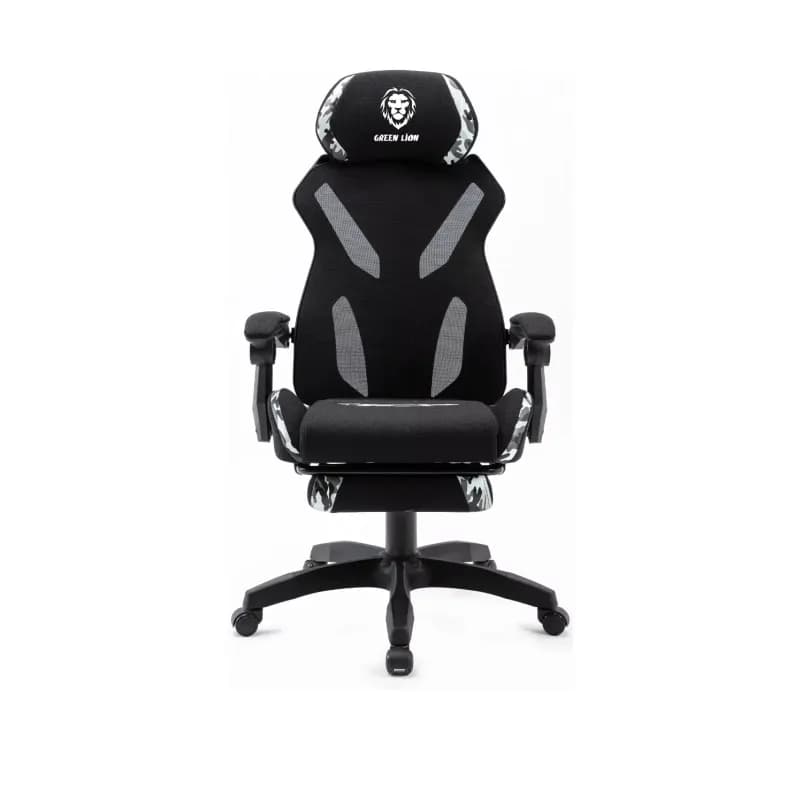 Green Lion Gaming Chair Pro GNCHAIRBK - Mesh Fabric, Black 2