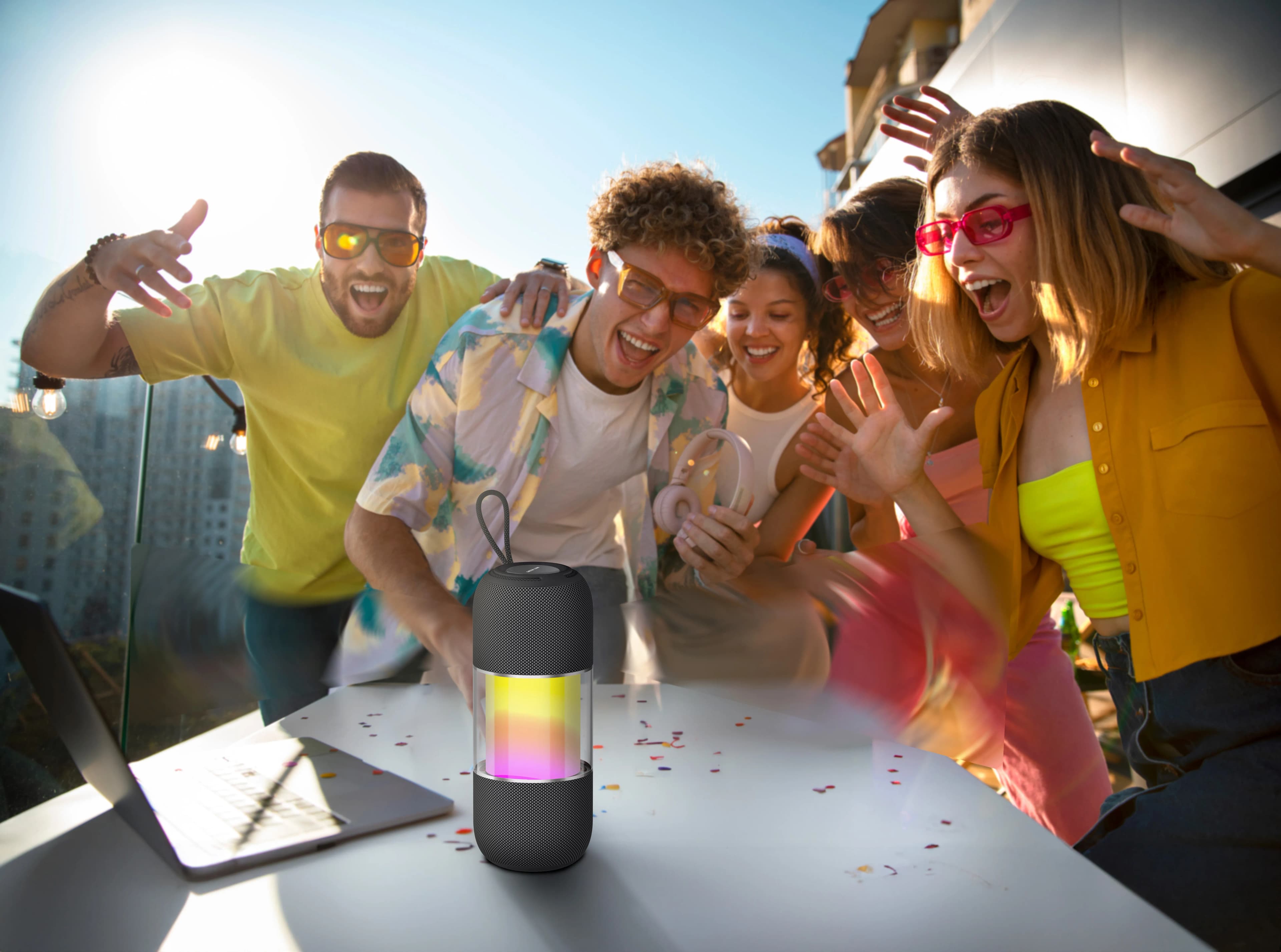 Green Lion Change Pro RGB Portable Speaker - Black 3
