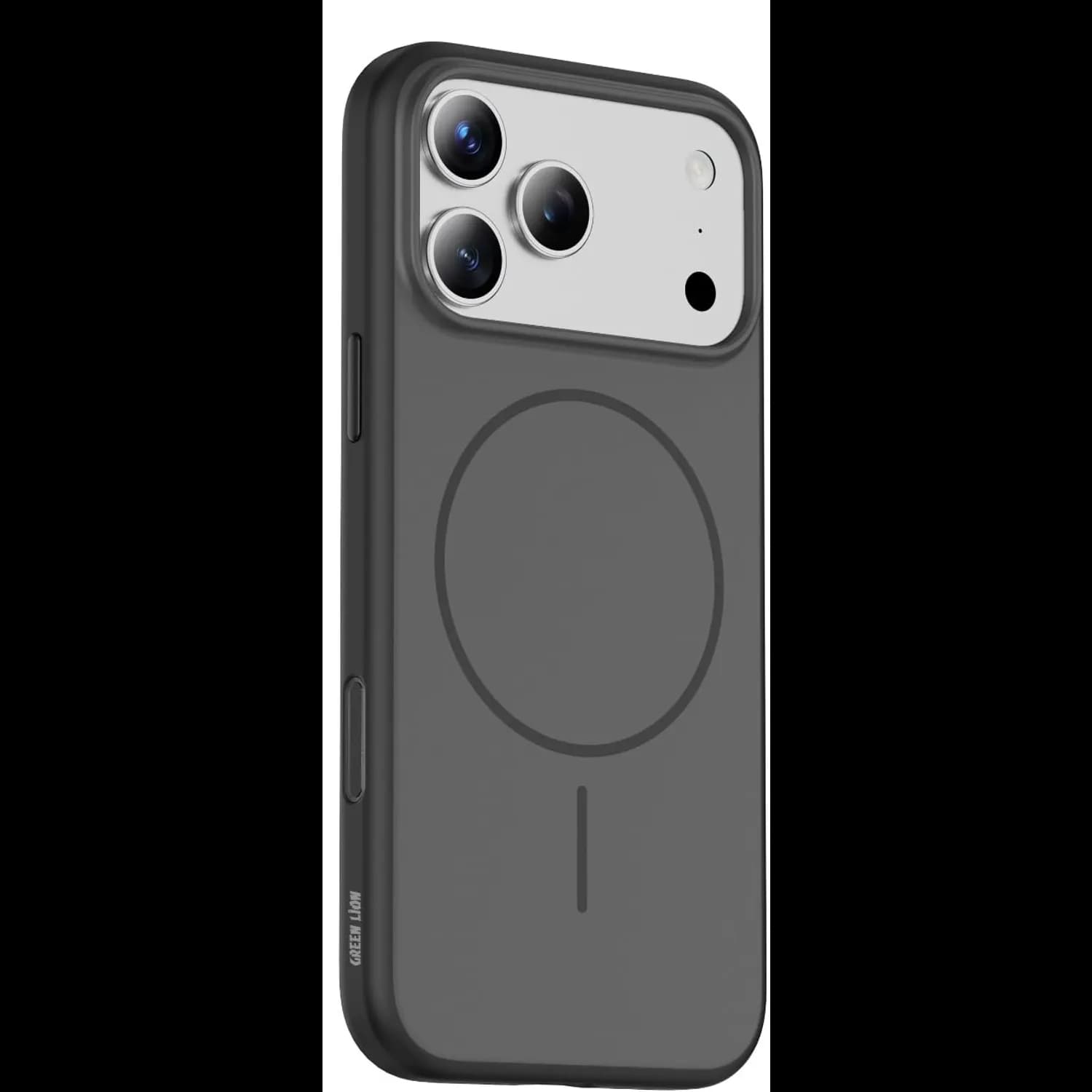 Green Lion iPhone 17 Pro Case - Matte Finish, Black 1 Green Lion iPhone 17 Pro Case - Matte Finish, Black 1