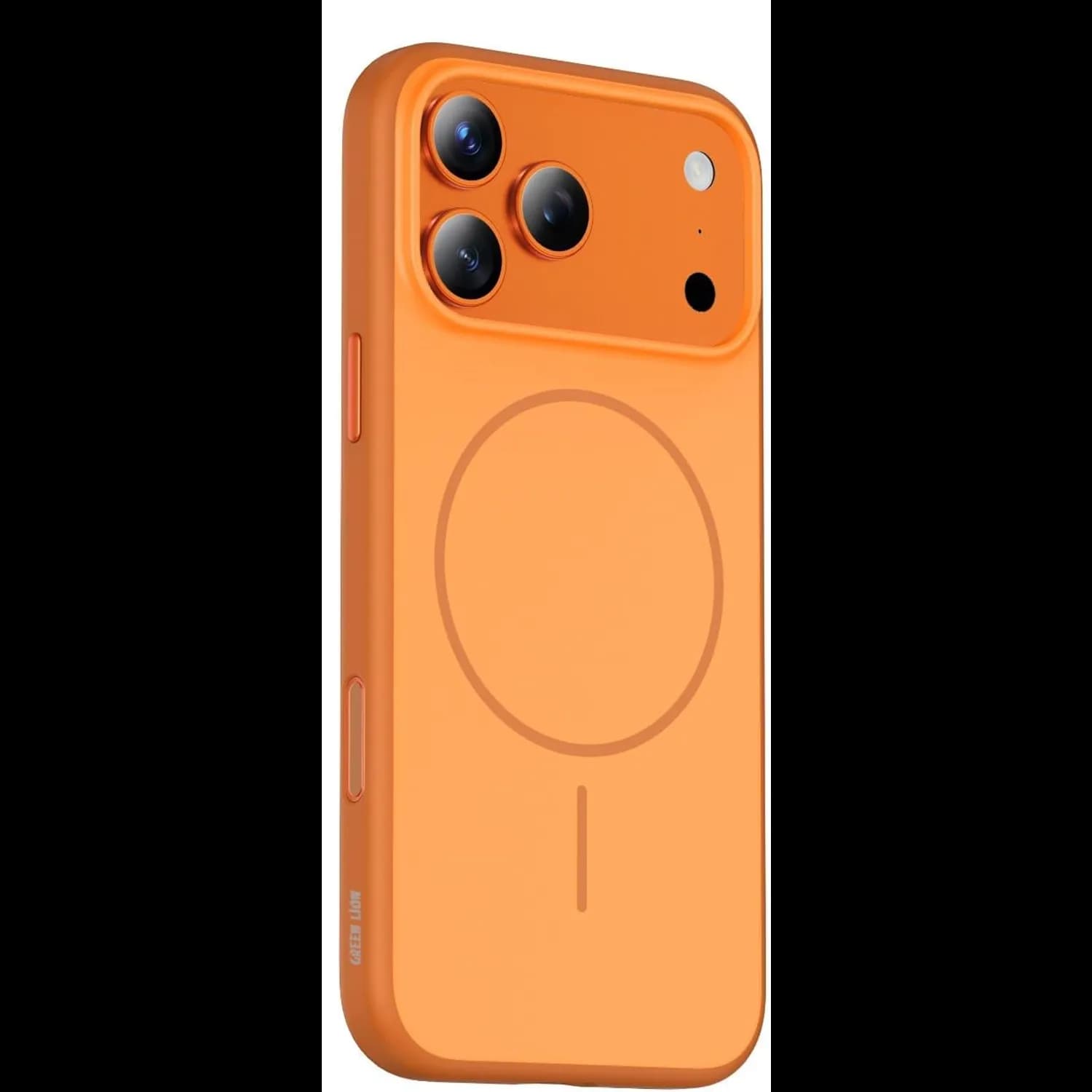 Green Lion iPhone 17 Pro Max Case - Matte Finish, Orange 1