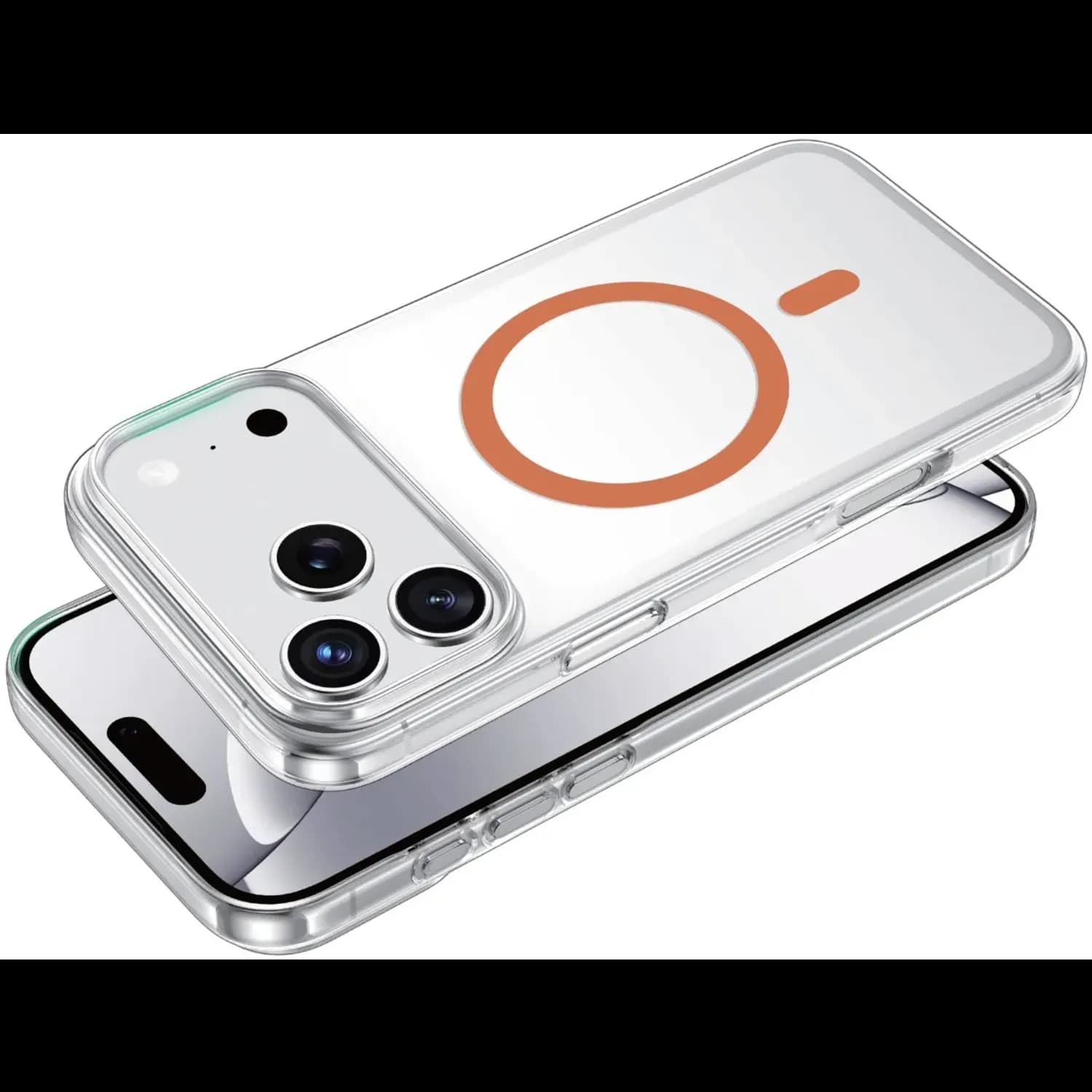 Green Lion iPhone 17 Pro Case - Matte Finish, Orange 2