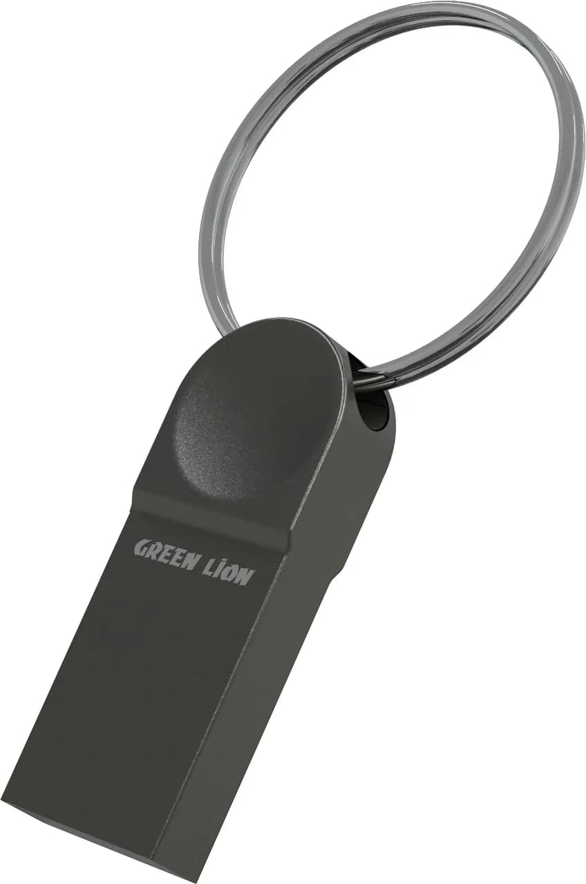 Green Lion USB Flash Drive CLIX GNCLFD32GBGY - 32GB USB 3.0, Gray 2