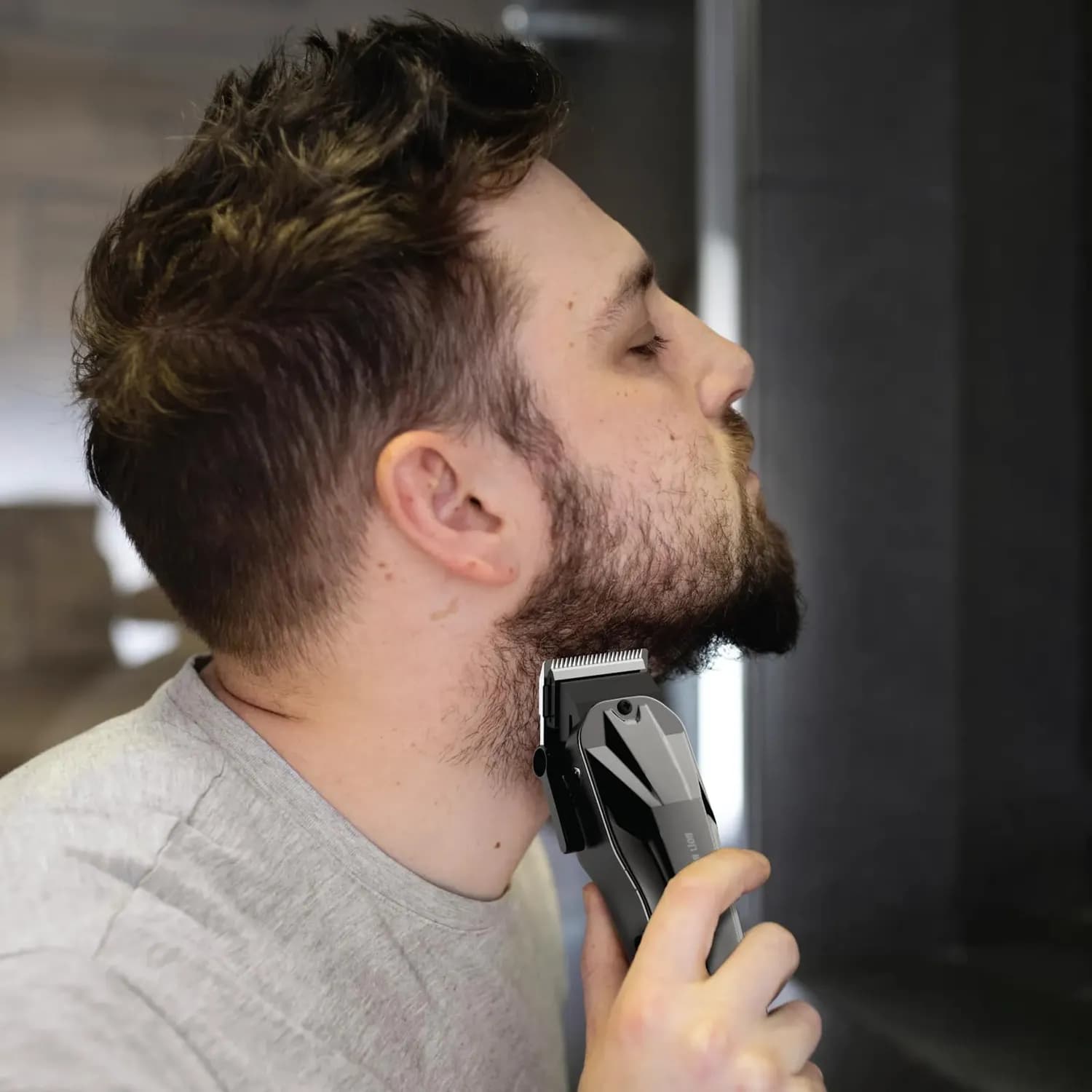 Green Lion Hair Clipper - Cordless, Rechargeable, Black 2