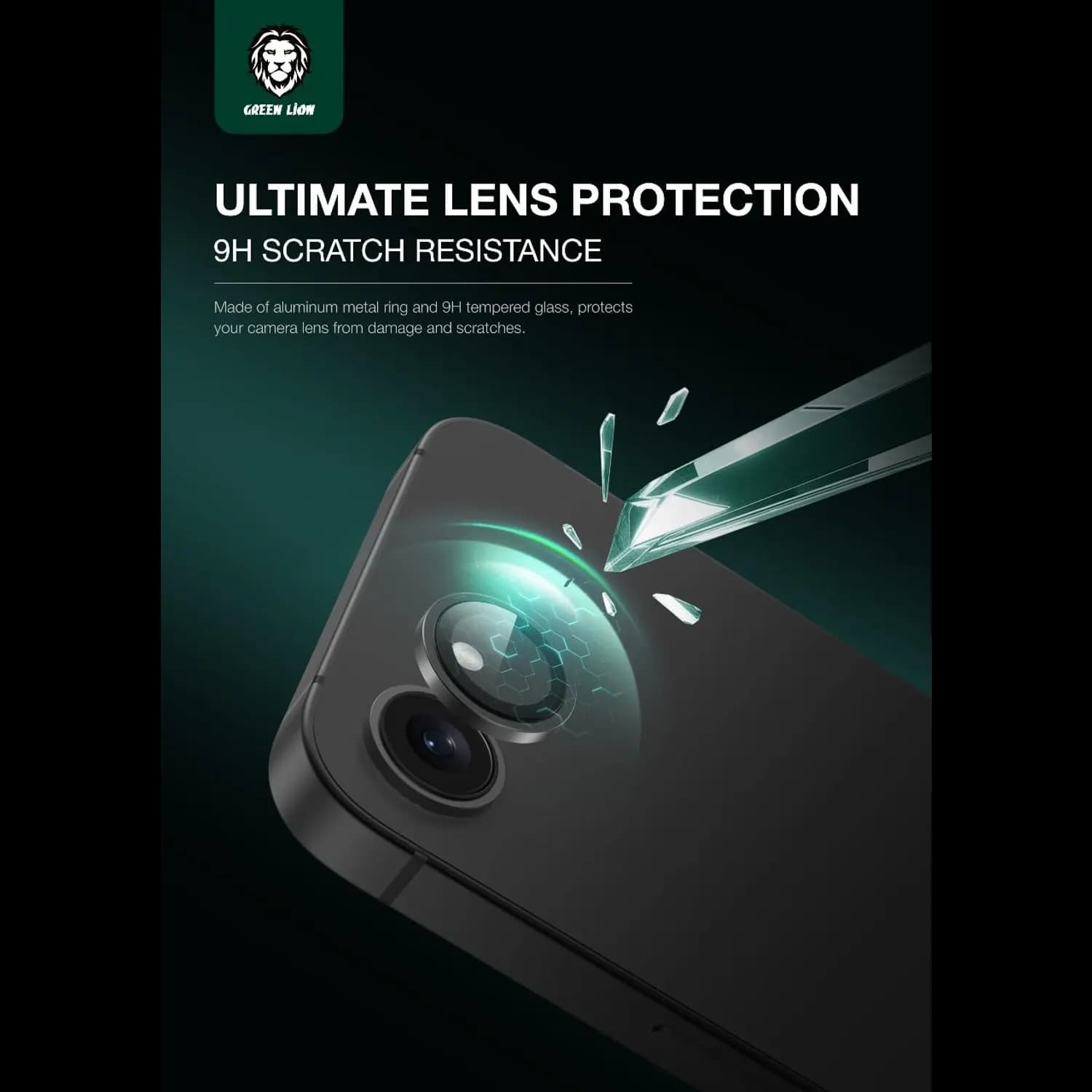 Green Lion Lens Protector - Diamond Hardness, Titanium 4