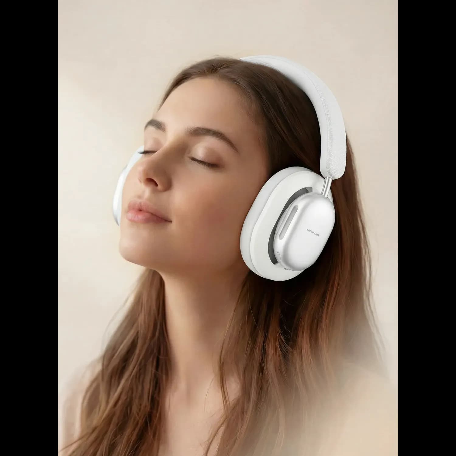 Green Lion Wireless Headphones Comfort Pro - Gray — Orange 3
