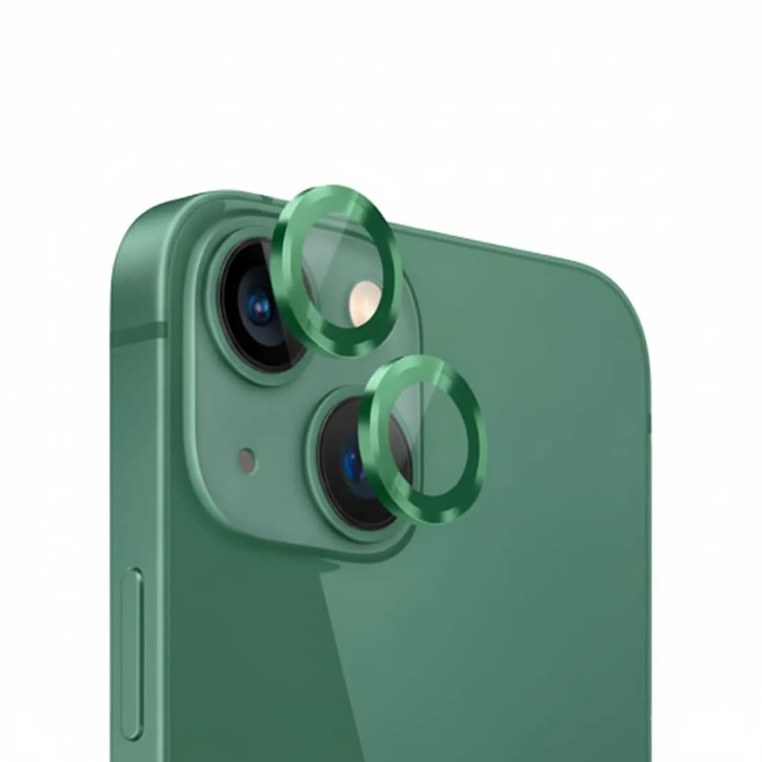 Green Lion Camera Lens Protector iPhone SE 4 - 9H Tempered Glass, Silver 1