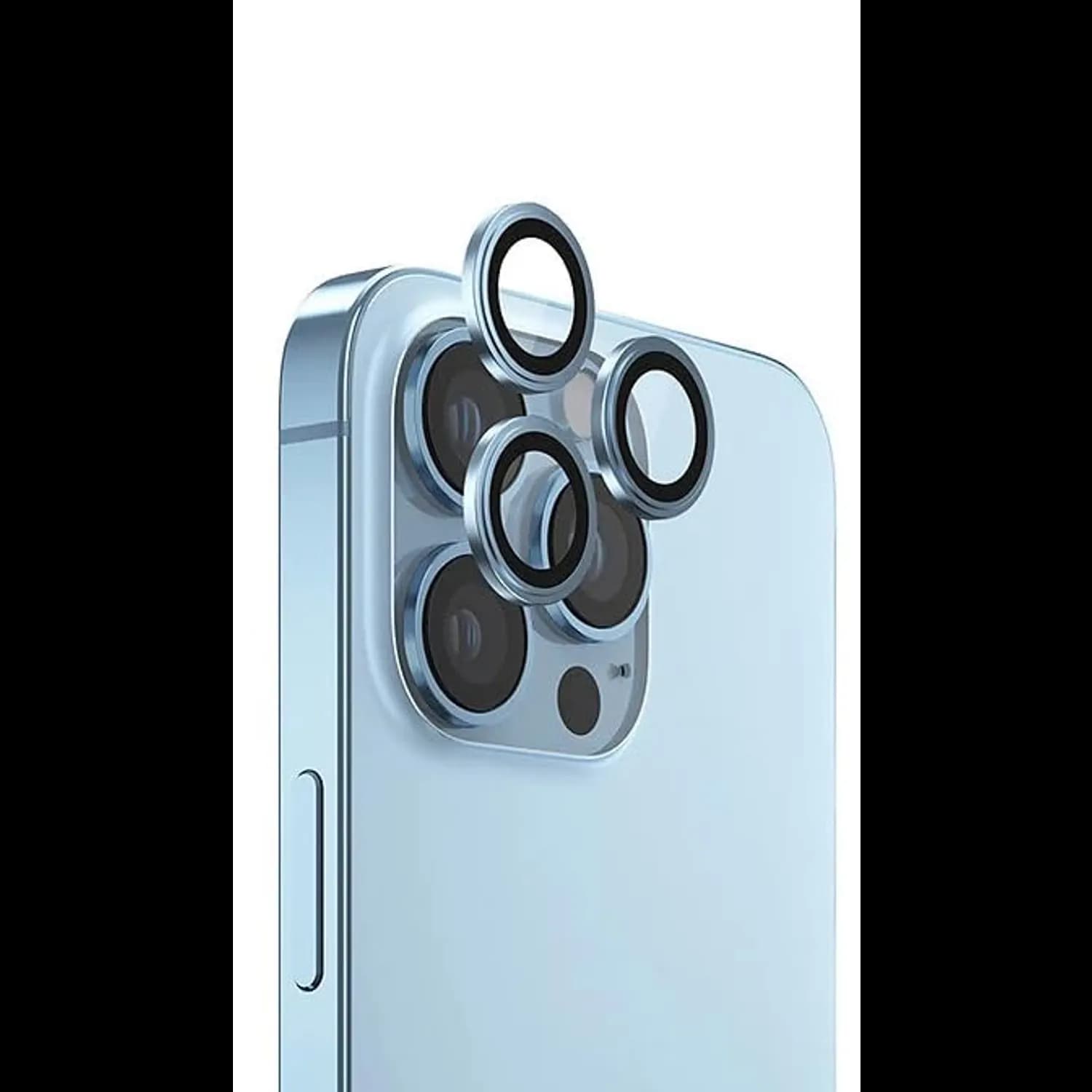 Green Lion Camera Lens Protector iPhone 13 Pro/13 Pro Max - 9H Tempered Glass, Blue Green Lion Camera Lens Protector iPhone 13 Pro/13 Pro Max - 9H Tempered Glass, Blue