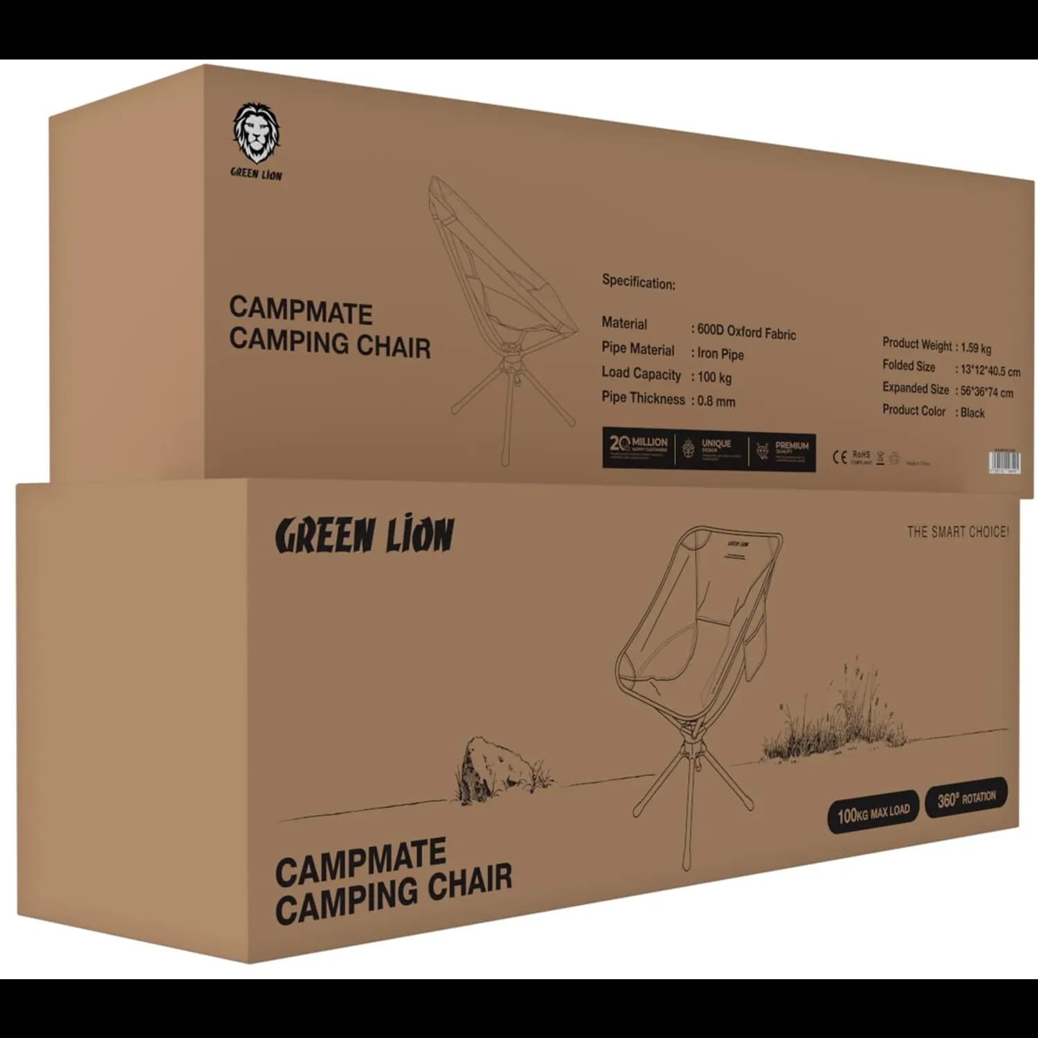 Green Lion Air Purifier - 3-in-1 HEPA, Touch Control, White 2