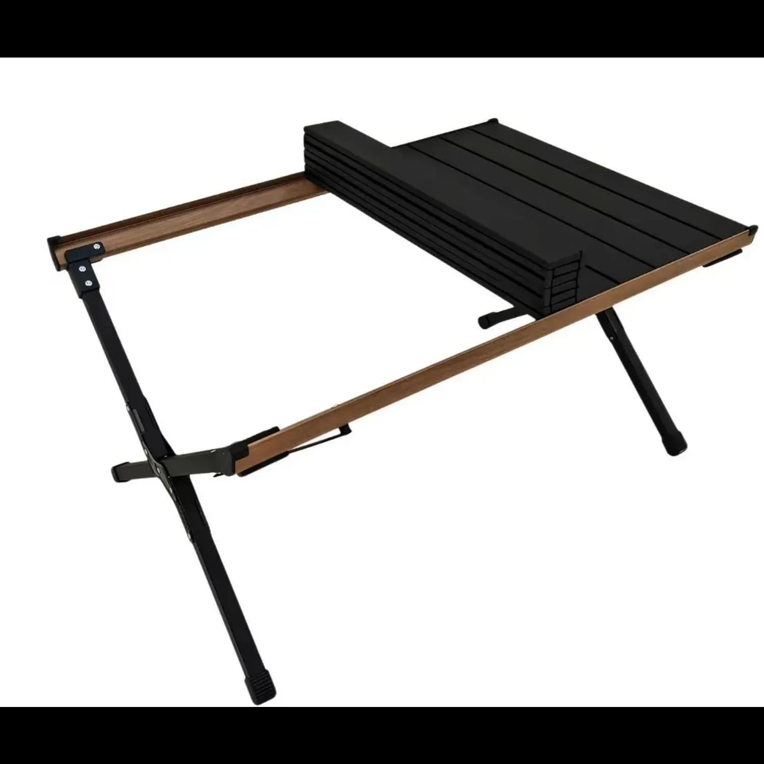 Green Lion Camping Table CAMP T3 - Foldable, Black 4