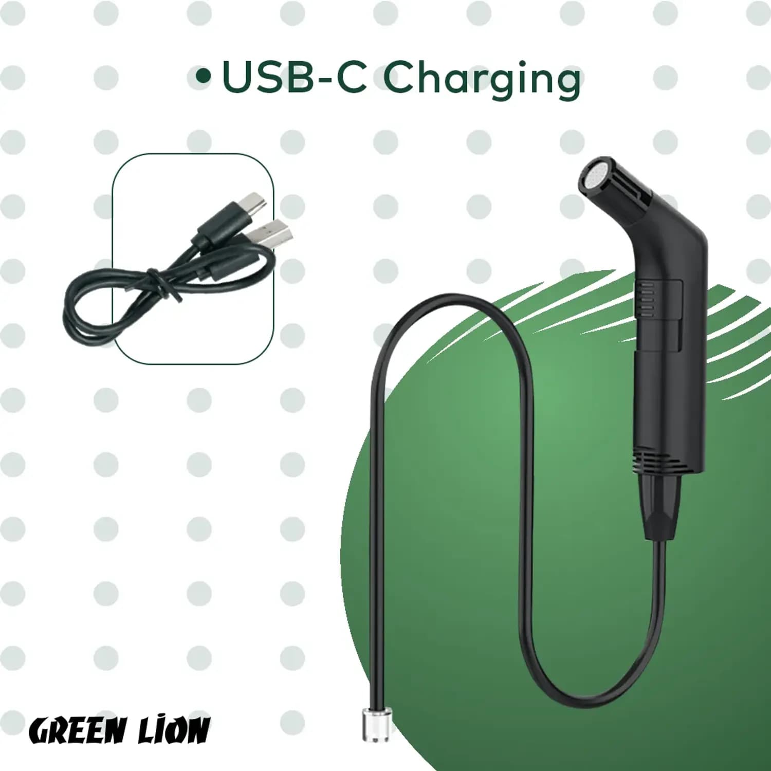 Green Lion Compact Bidet - Portable, Rechargeable, Black 5
