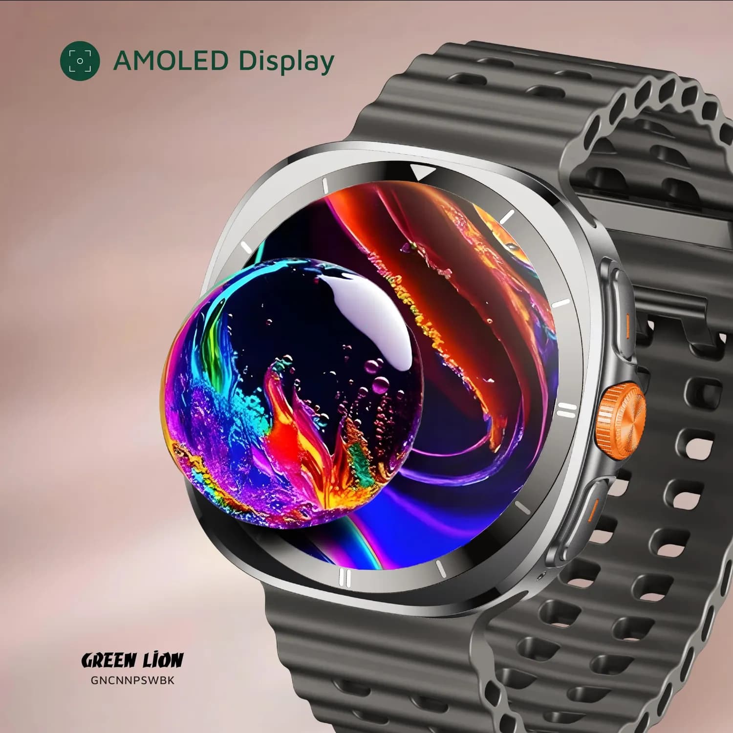 Green Lion Smart Watch Connect Pro - 1.43 Inch, Silicone 3