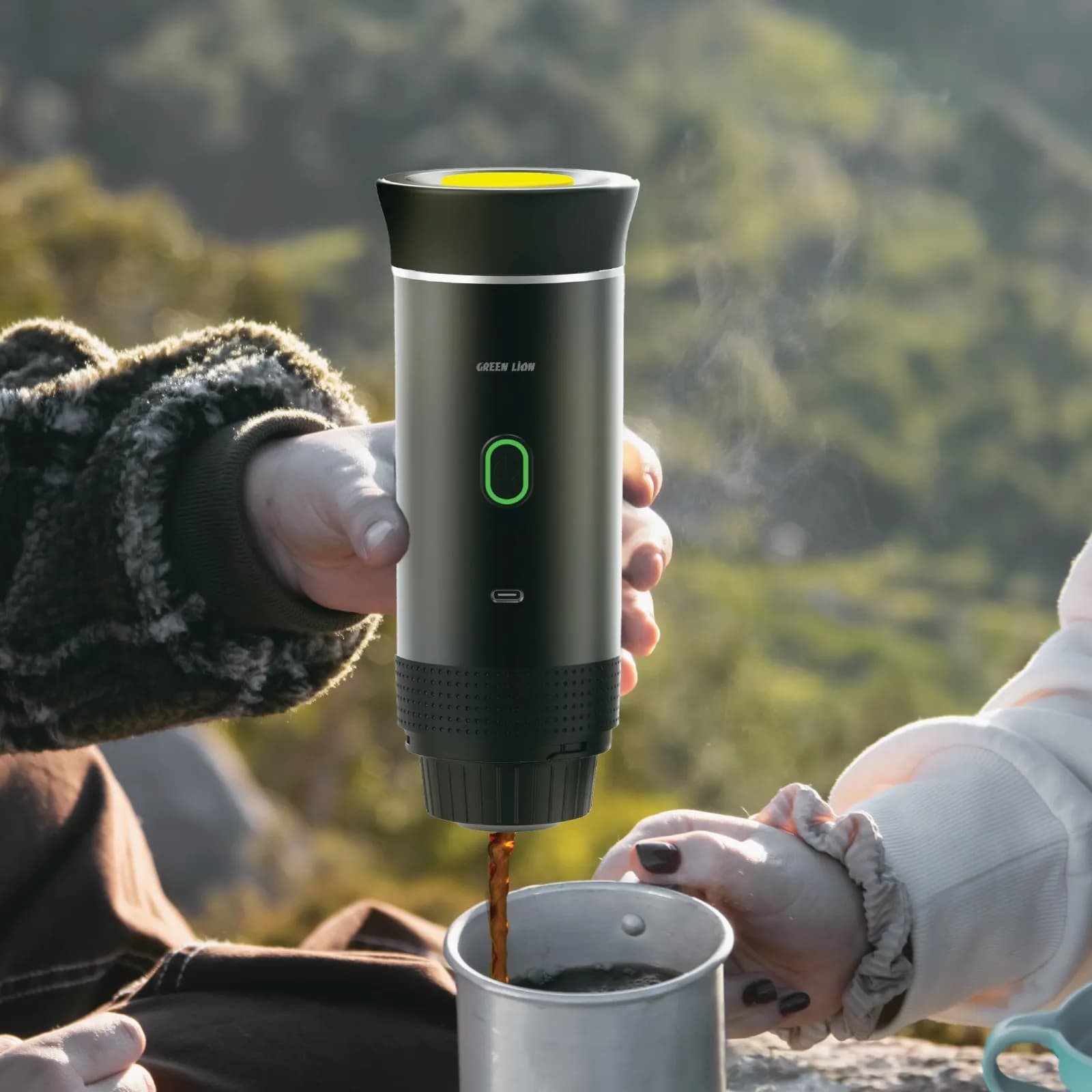 Green Lion Coffee Maker Lite - Black 3