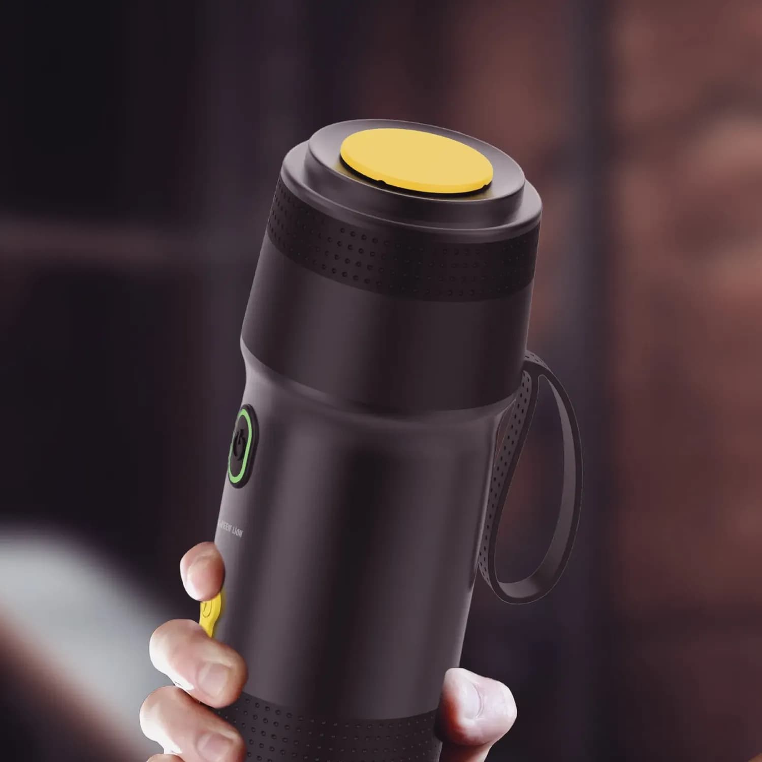 Green Lion Portable Coffee Maker Pro - Hot & Cold Extraction, Black 2