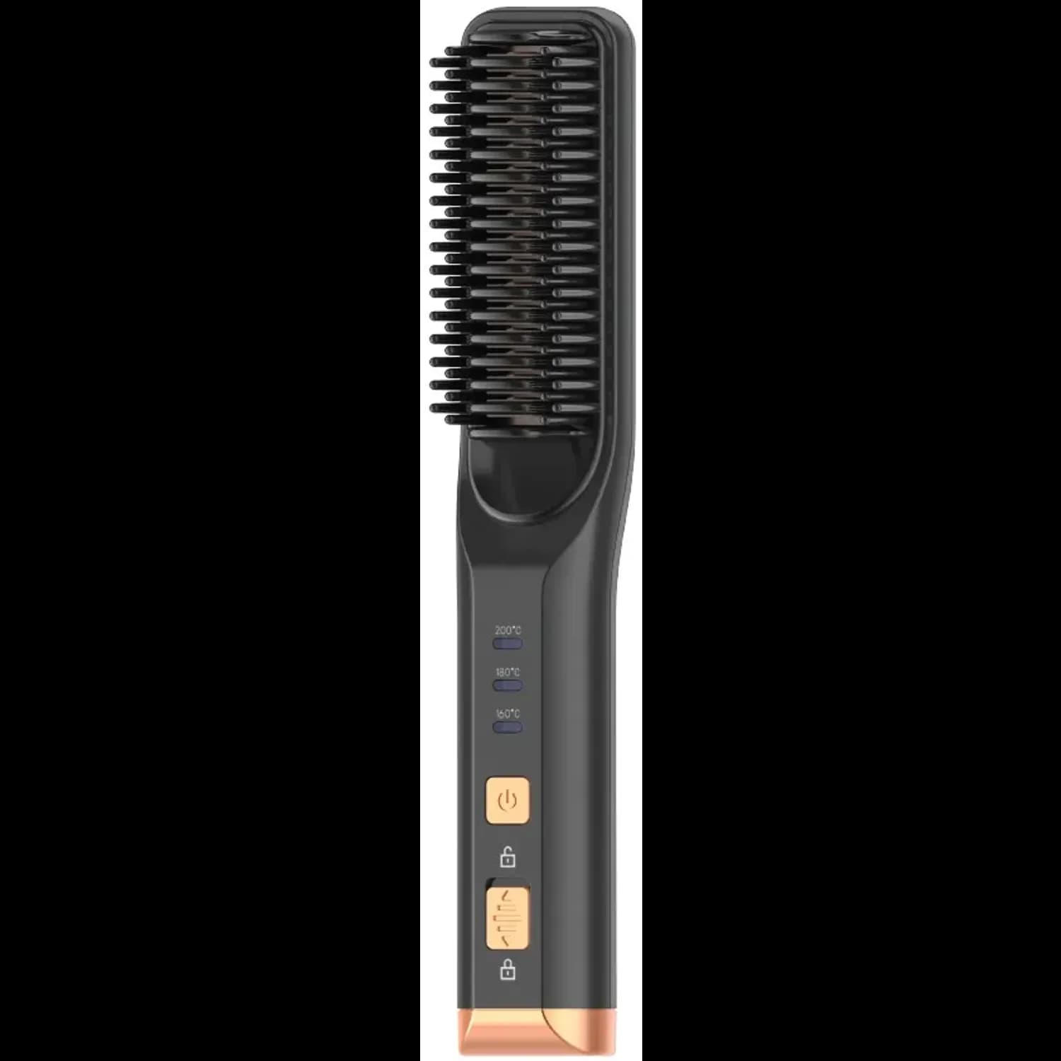 Green Lion Cordless Beard & Hair Straightener - 25W, Black 2